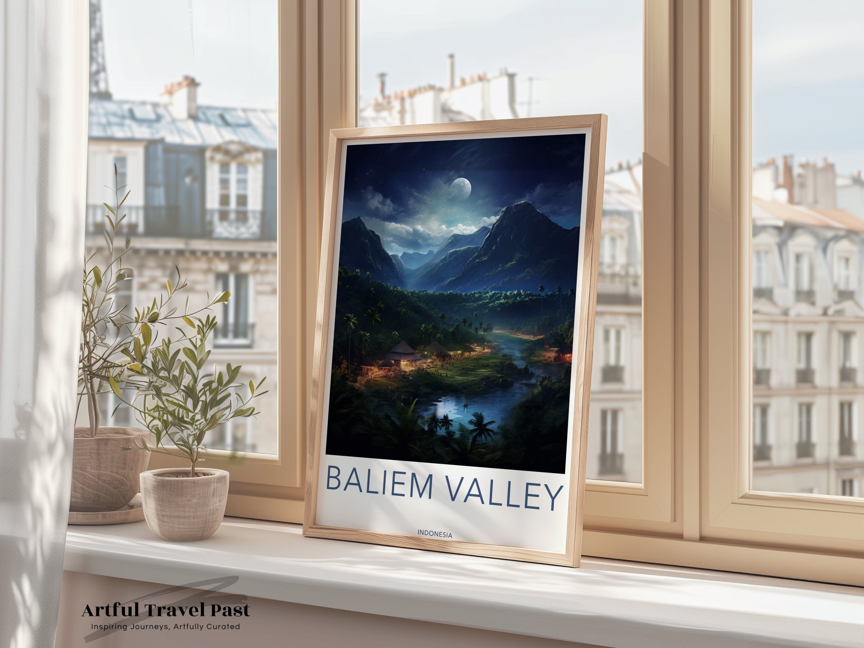 Wall Art Baliem Valley Poster | Indonesia Wall Art | Asia Decor