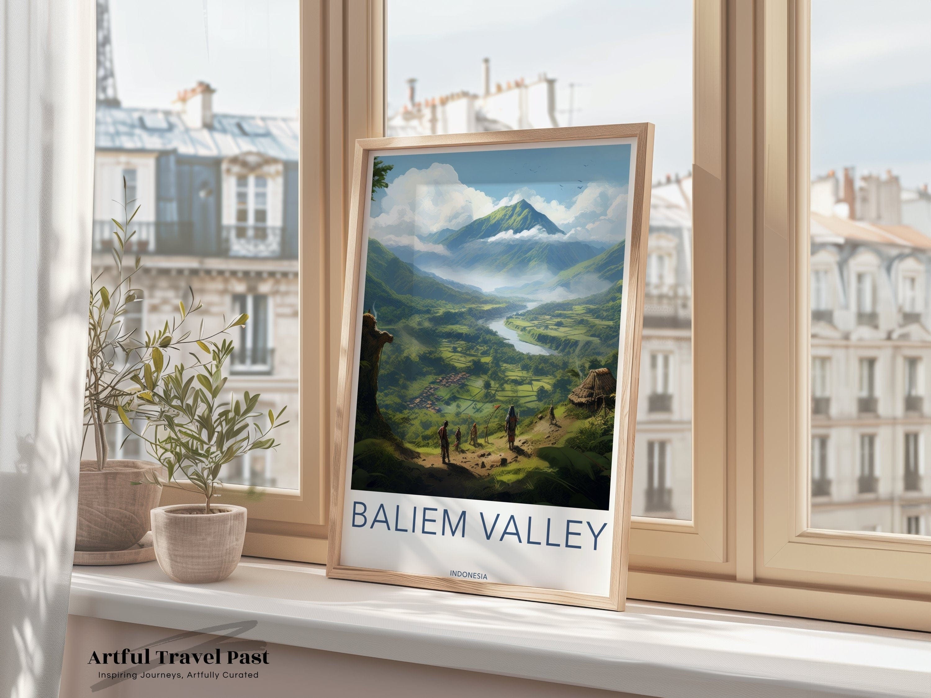 Wall Art Baliem Valley Poster | Indonesia Wall Art | Asia Decor