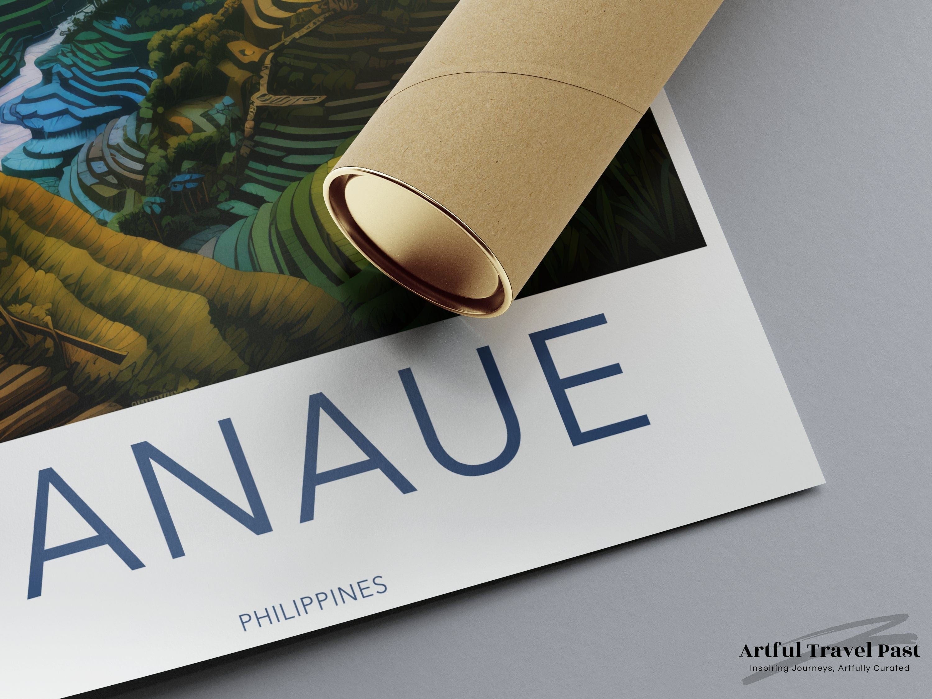 Wall Art Banaue Poster | Philippines Wall Art | Asia Decor