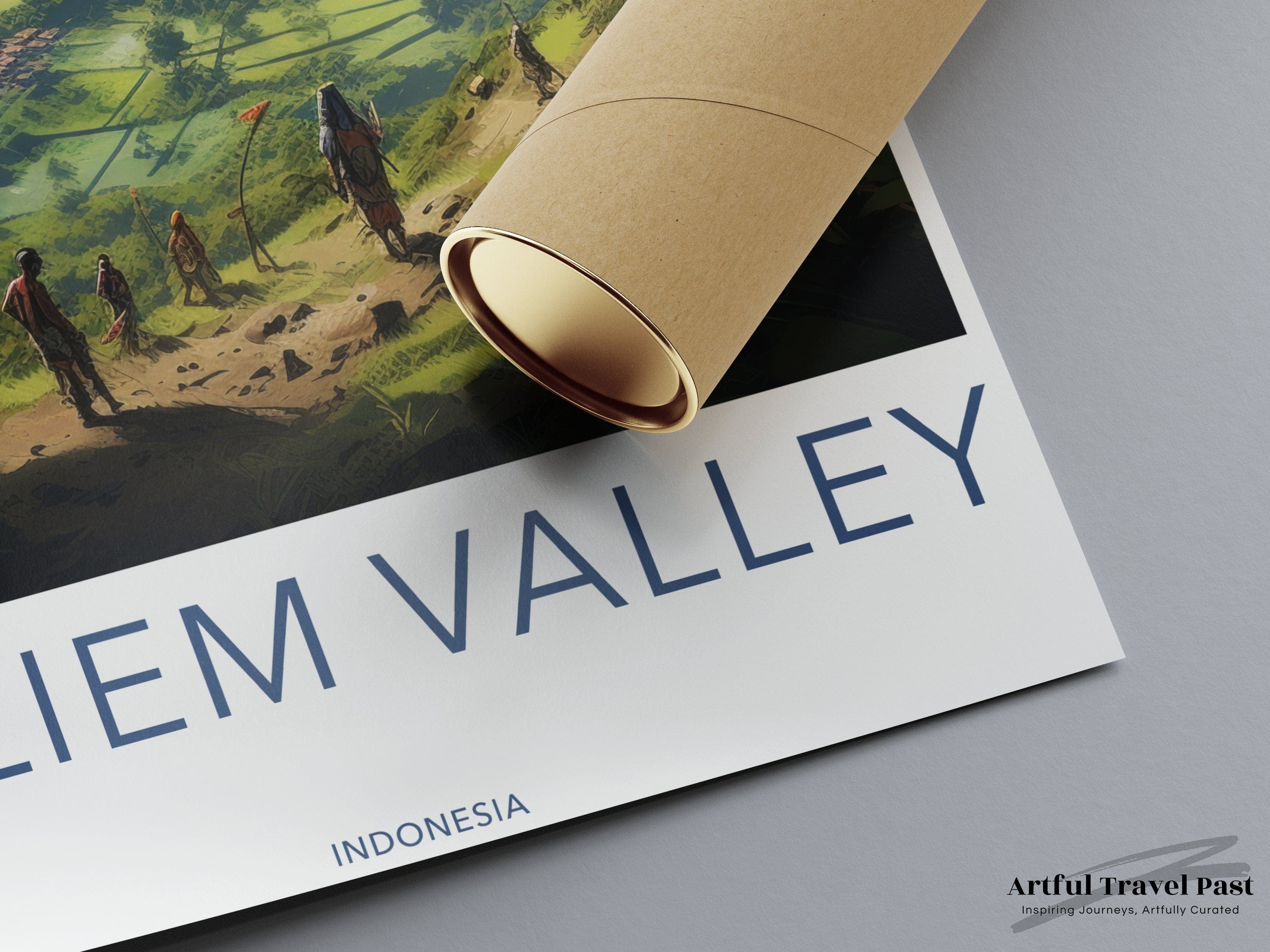 Wall Art Baliem Valley Poster | Indonesia Wall Art | Asia Decor