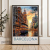 Wall Art Barcelona Poster | Spain Wall Art | Europe Decor