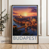 Wall Art Budapest Poster | Hungary Wall Art | Eastern Europe Decor