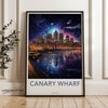 Wall Art Canary Wharf Poster | England Wall Art | UK Decor