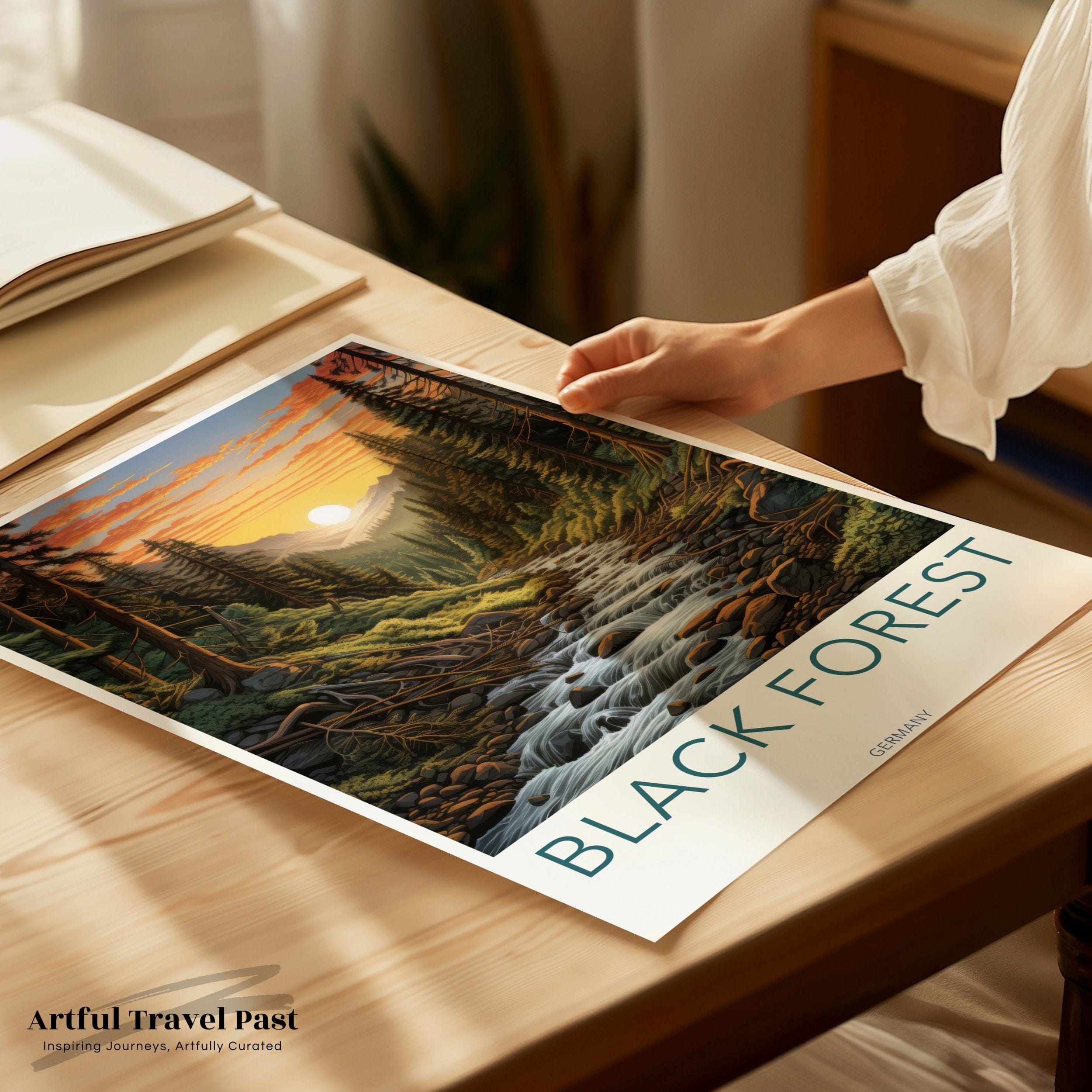 Wall Art Black Forest Poster | European Woodlands | Germany Wall Art