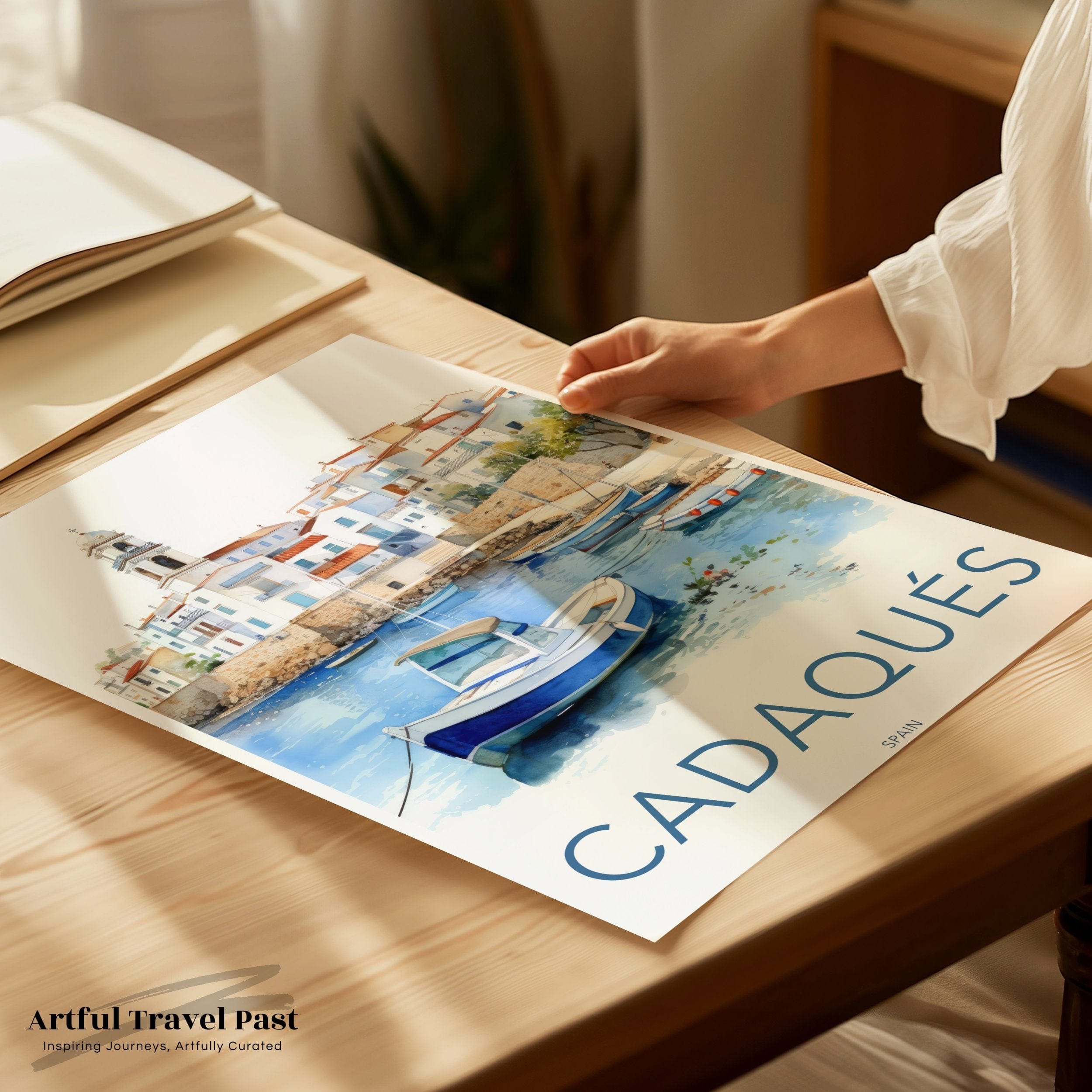 Wall Art Cadaqués Poster | Spain Wall Art | Europe Decor