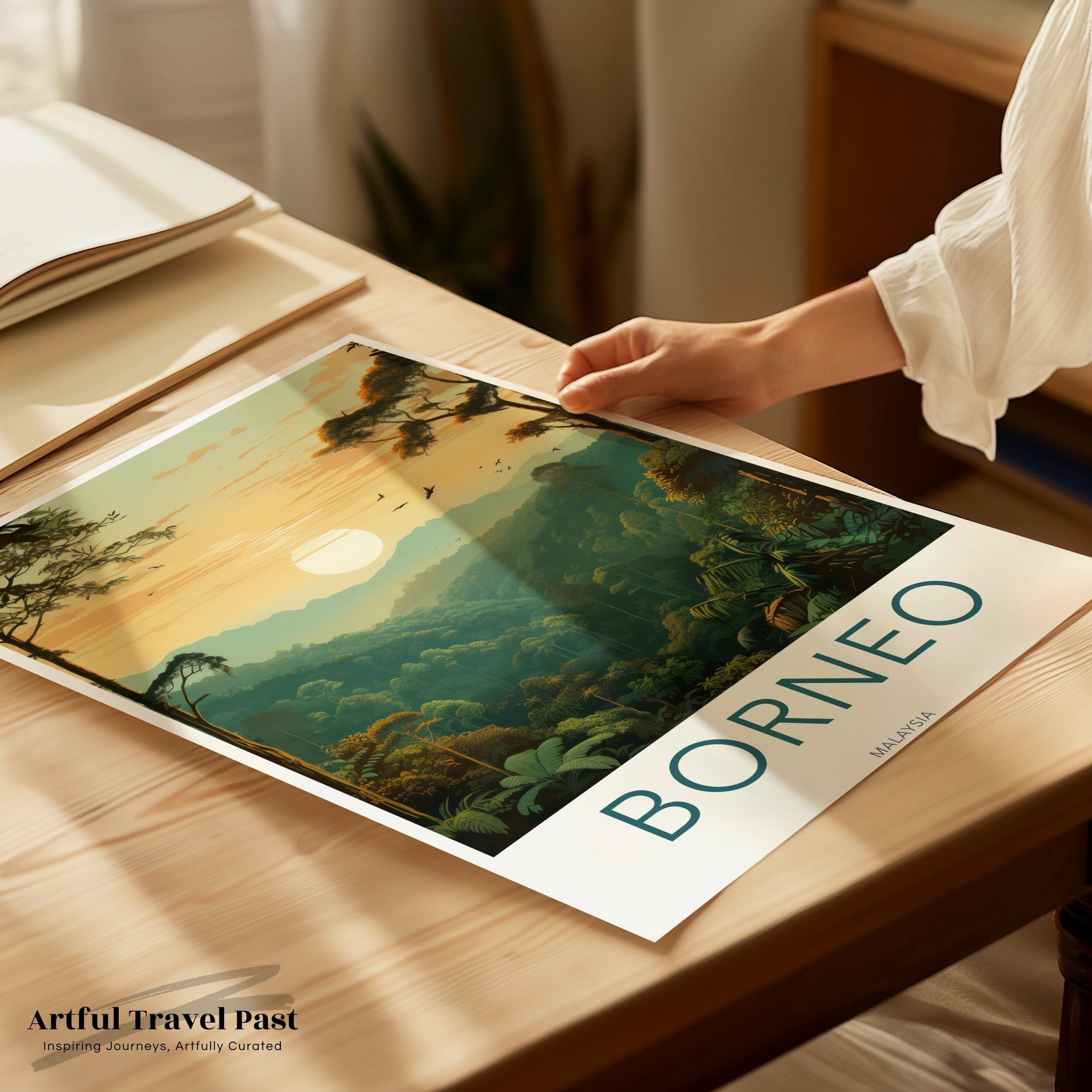 Wall Art Borneo Tropical Rainforest Poster | Malaysia Wall Art