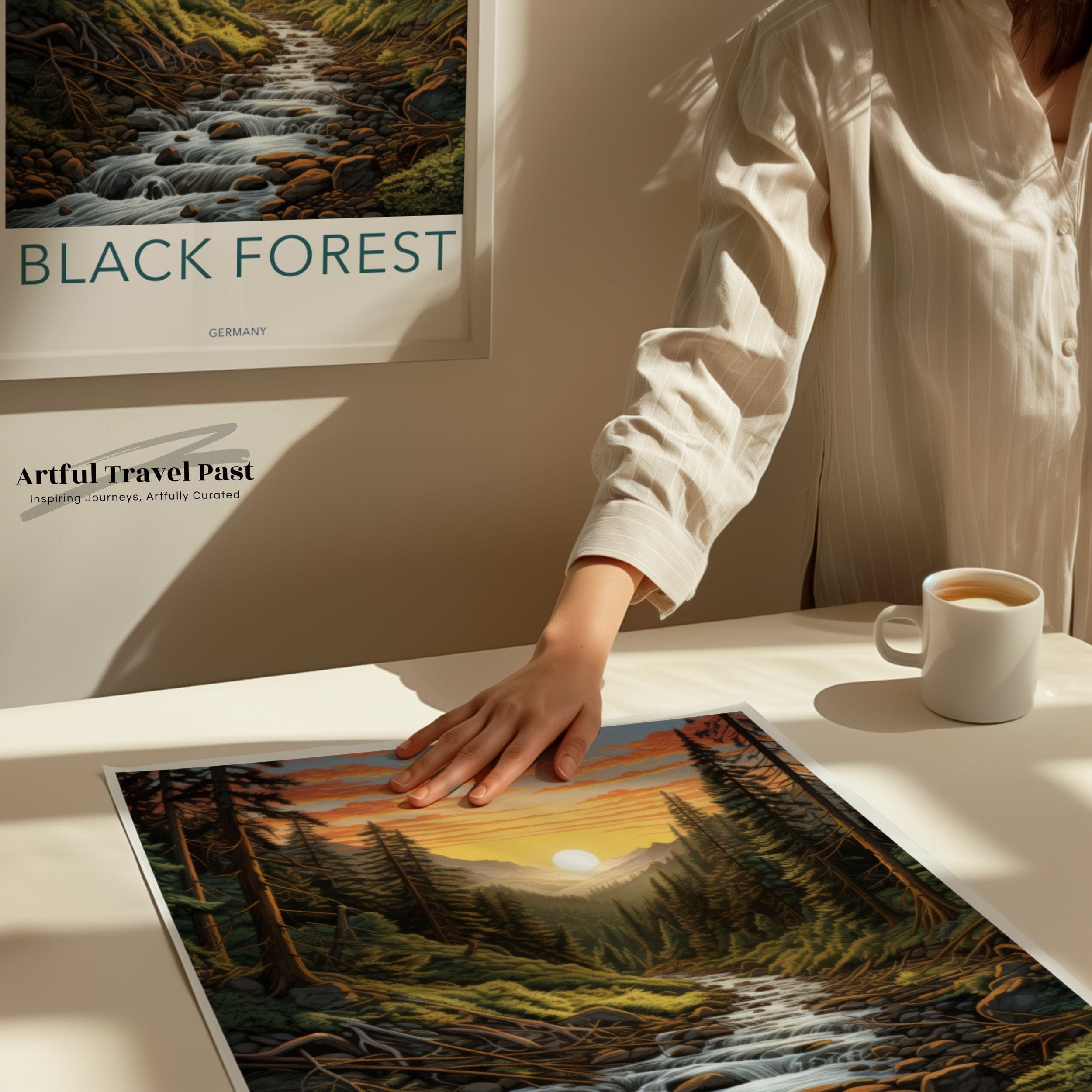 Wall Art Black Forest Poster | European Woodlands | Germany Wall Art