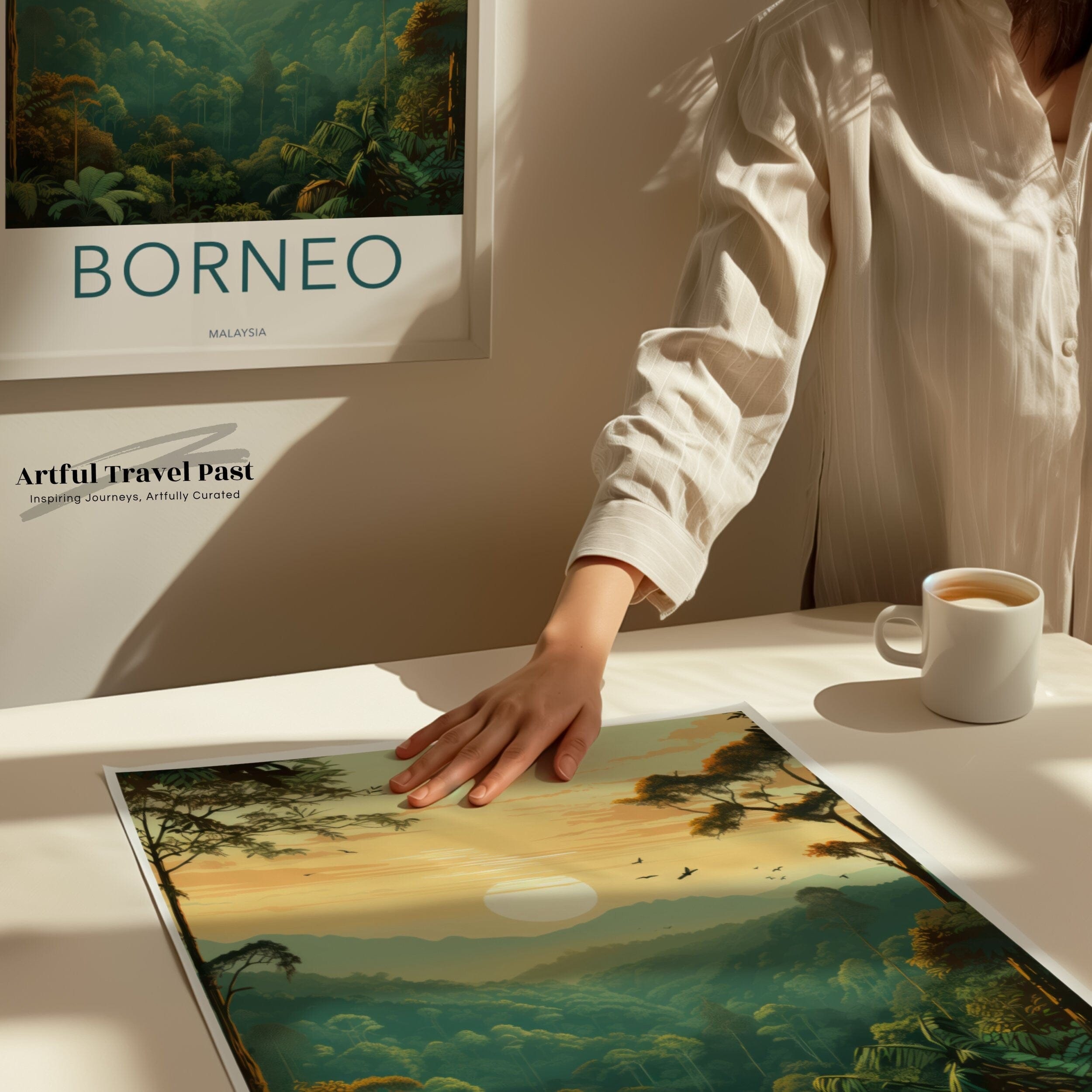 Wall Art Borneo Tropical Rainforest Poster | Malaysia Wall Art