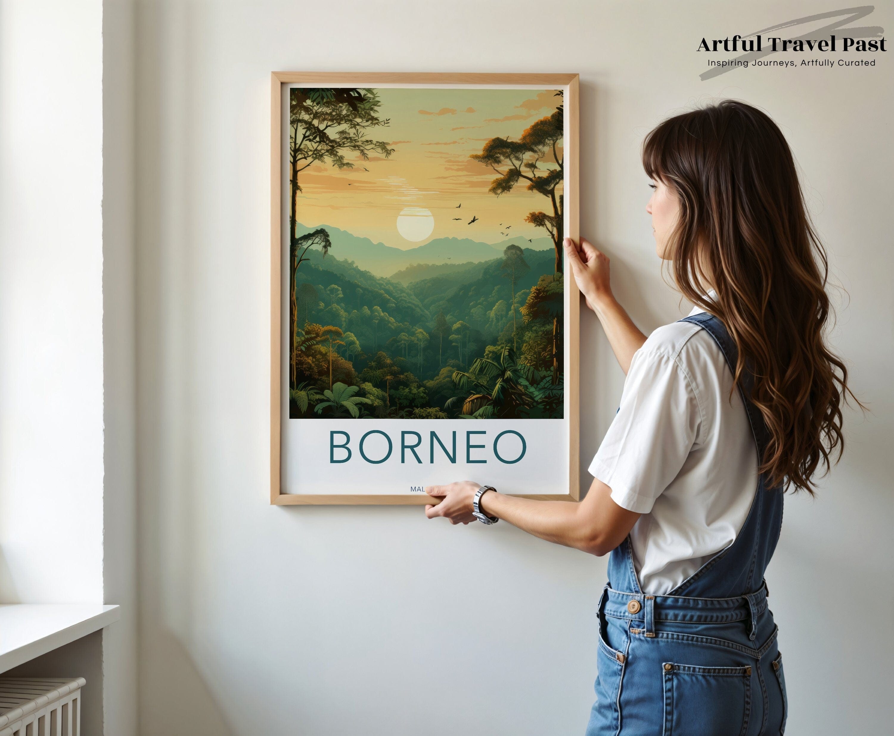 Wall Art Borneo Tropical Rainforest Poster | Malaysia Wall Art