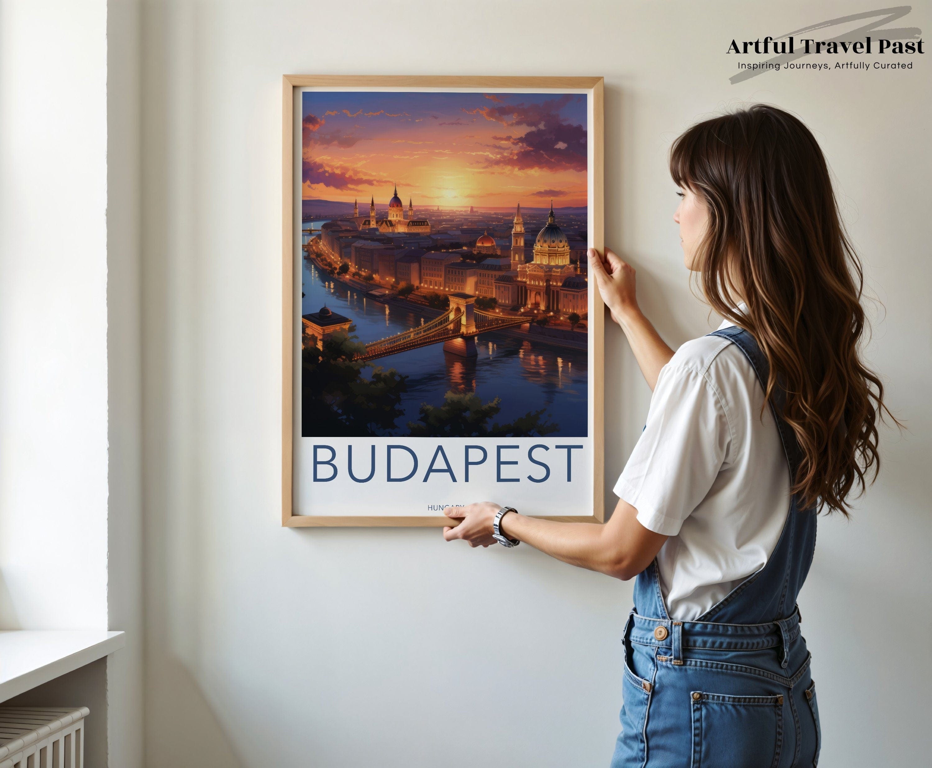 Wall Art Budapest Poster | Hungary Wall Art | Eastern Europe Decor