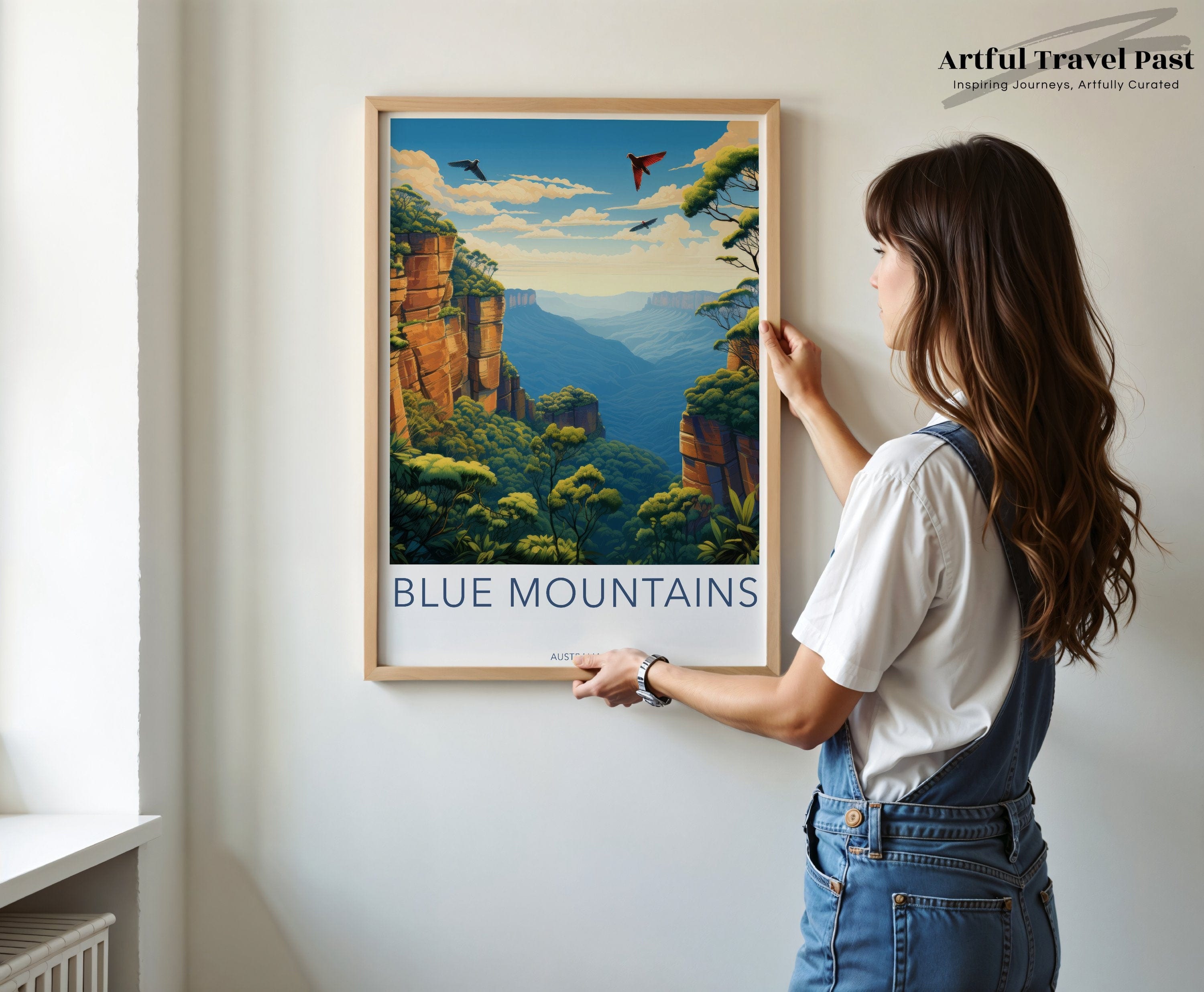 Wall Art Blue Mountains Poster | National Park | Australia Wall Art