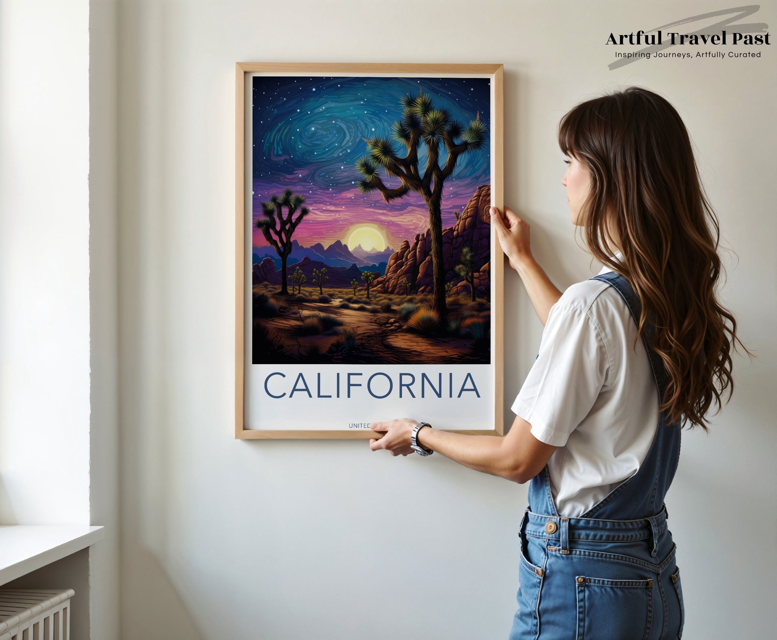 Wall Art California Poster | USA Wall Art | North America Decor