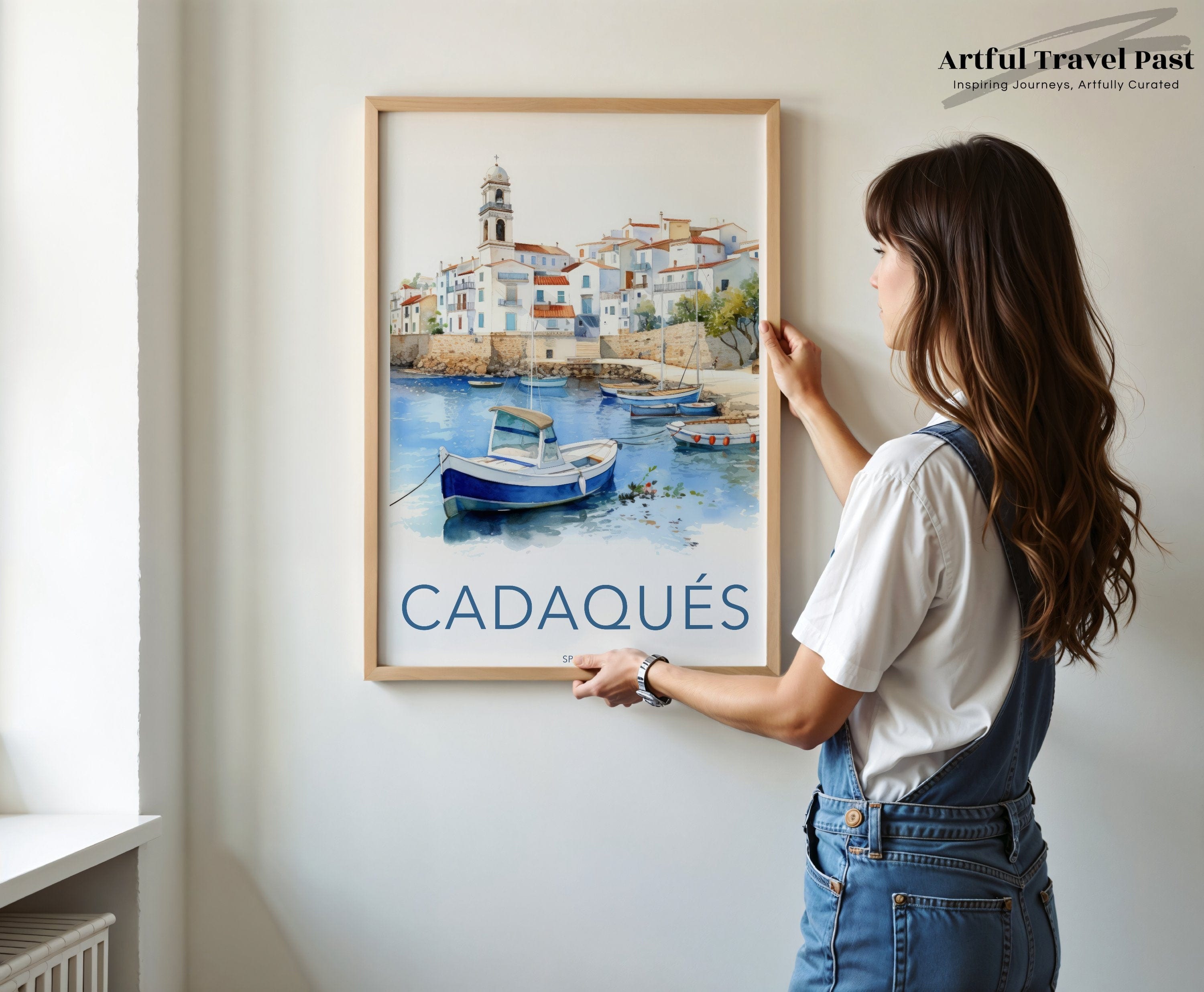 Wall Art Cadaqués Poster | Spain Wall Art | Europe Decor