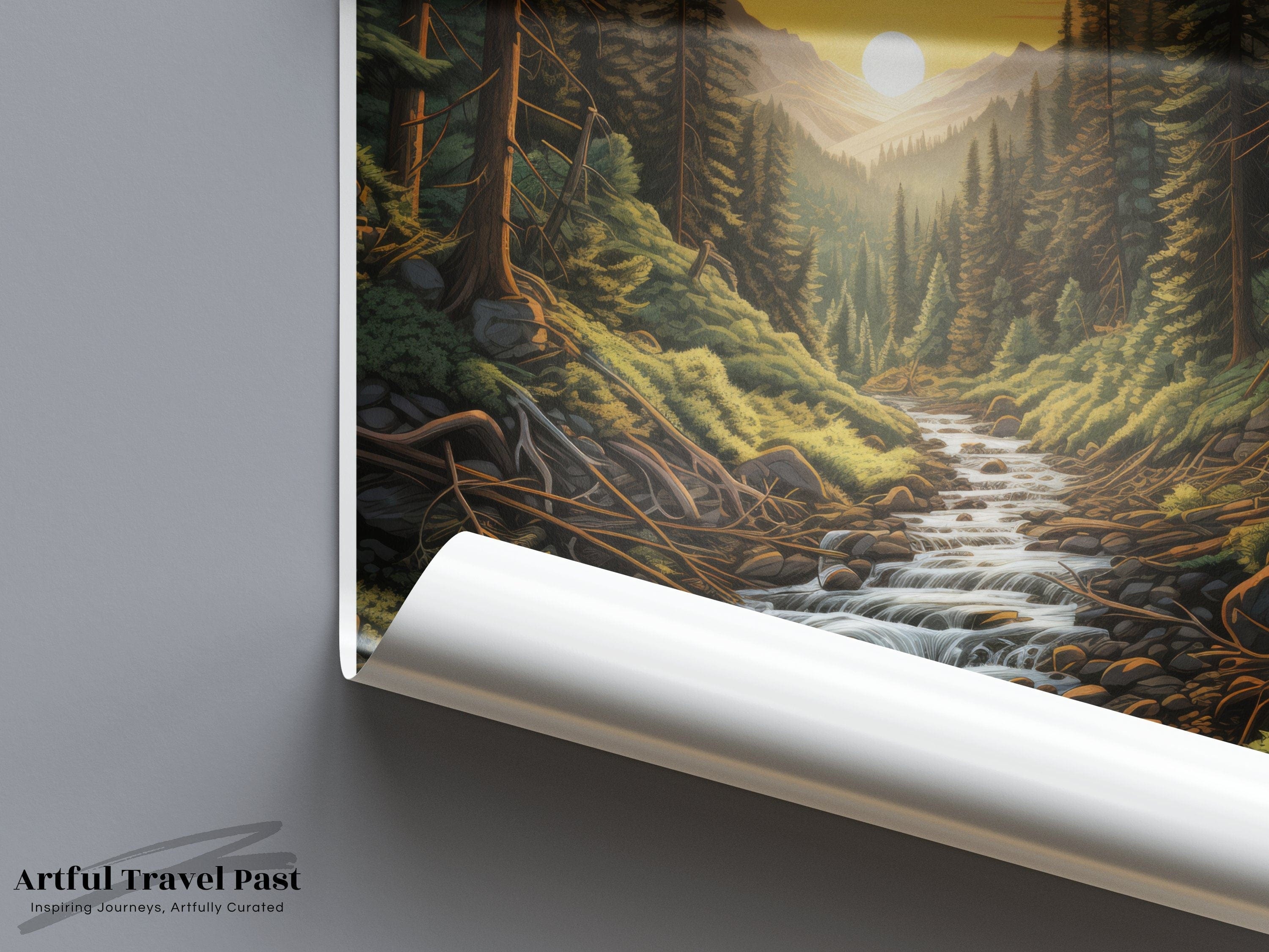 Wall Art Black Forest Poster | European Woodlands | Germany Wall Art