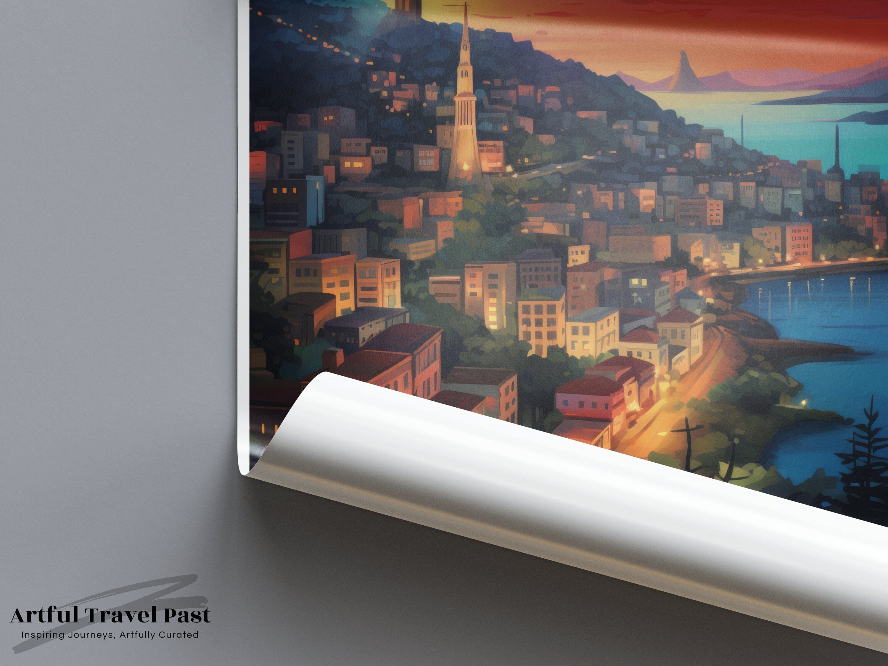 Wall Art Beirut Poster | Lebanon Wall Art | Middle East Decor