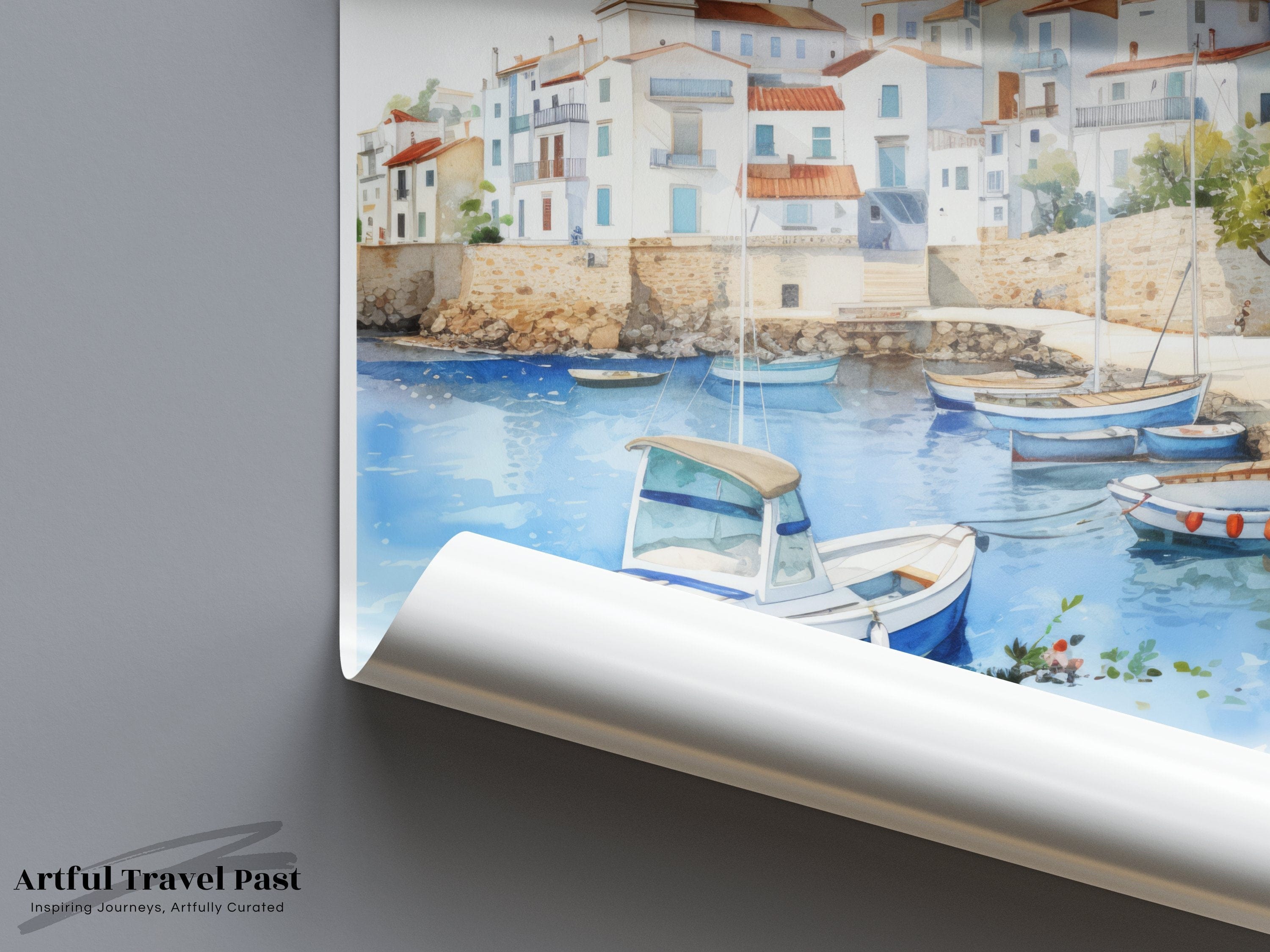 Wall Art Cadaqués Poster | Spain Wall Art | Europe Decor