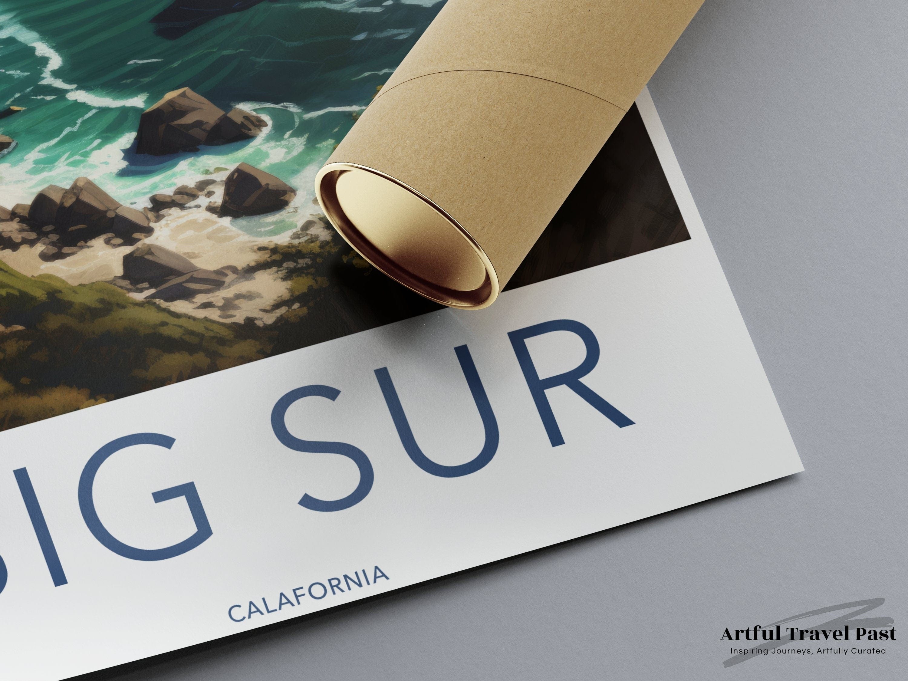 Wall Art Big Sur Poster | California Wall Art | USA Decor