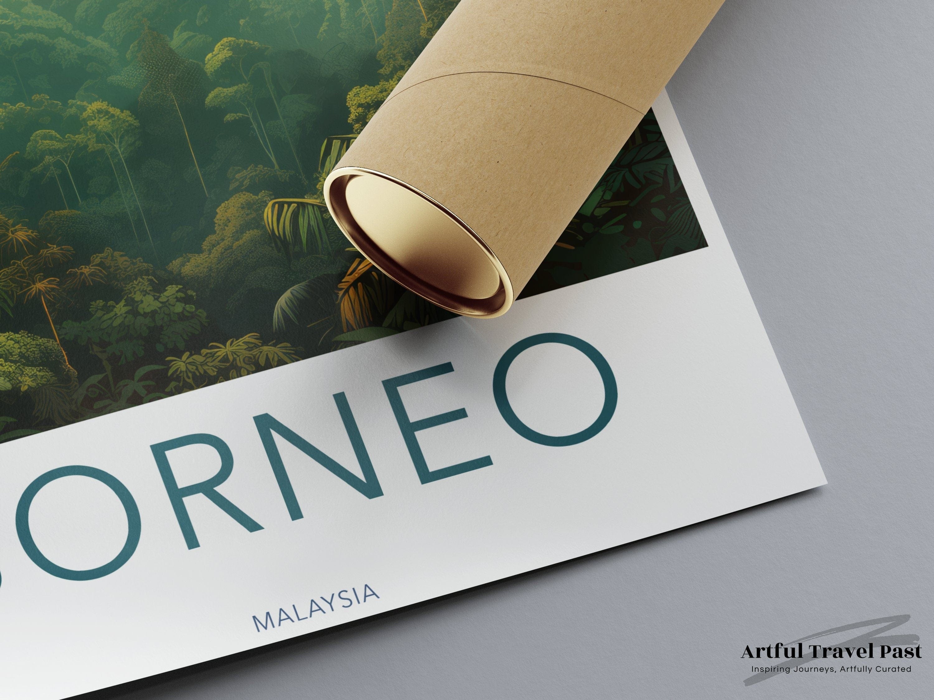 Wall Art Borneo Tropical Rainforest Poster | Malaysia Wall Art