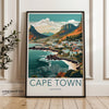 Wall Art Cape Town Poster | South Africa Wall Art | Africa Decor