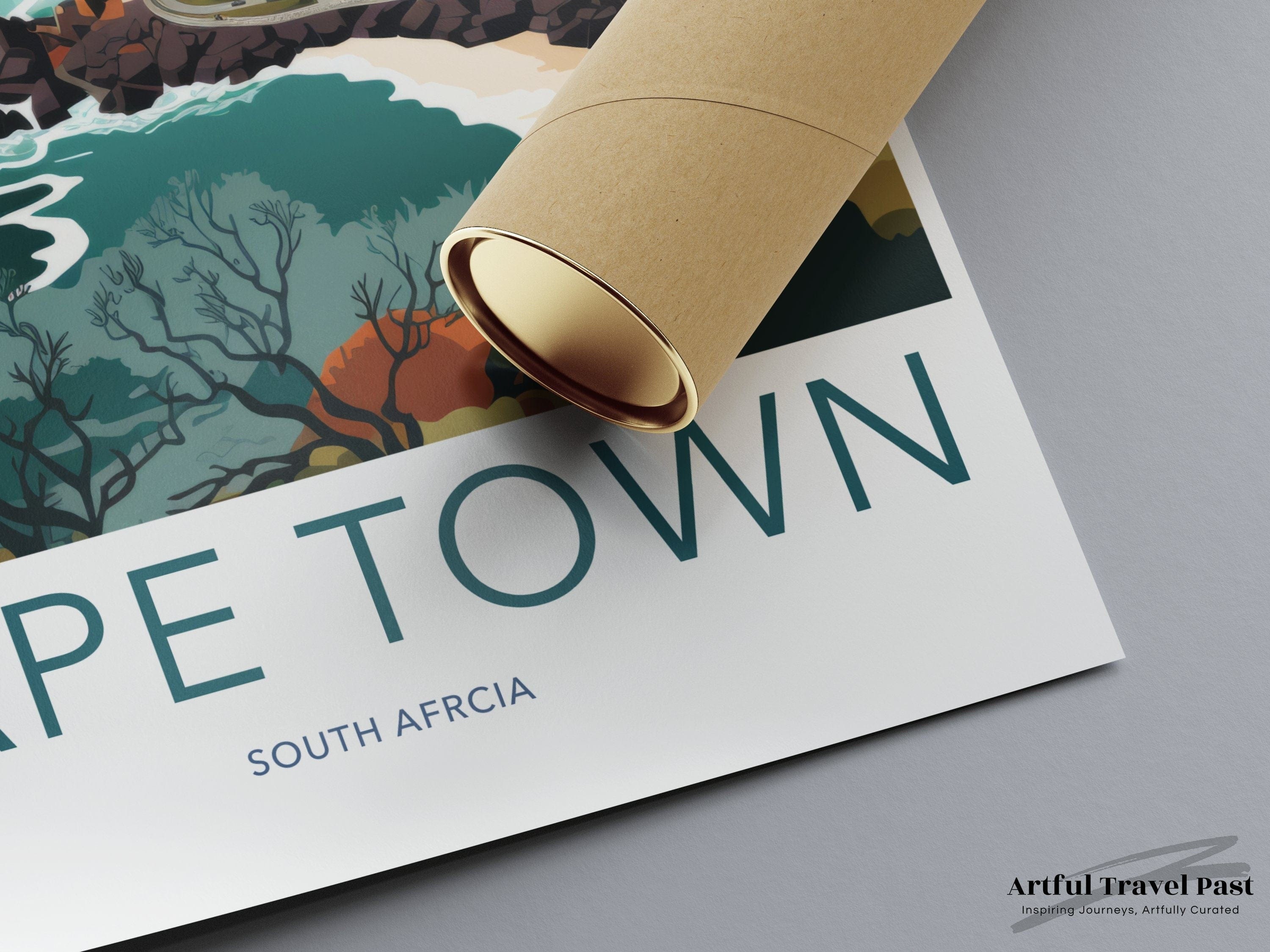 Wall Art Cape Town Poster | South Africa Wall Art | Africa Decor