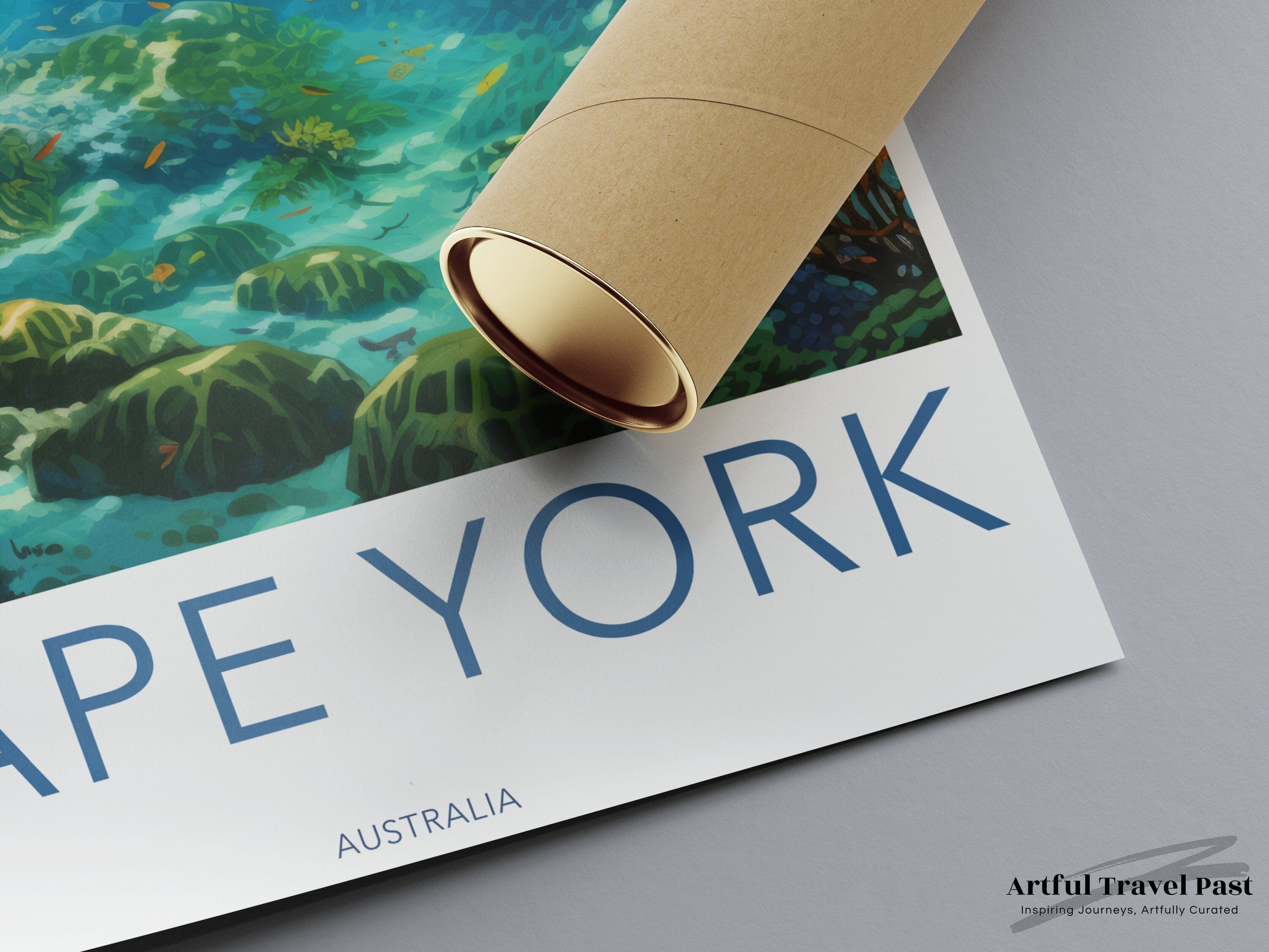 Wall Art Cape York Poster | Coral Reef | Australia Wall Art