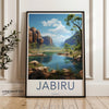 Jabiru Landscape Wall Art, Australia Scenery Print, Nature Poster, Scenic Art Decor, Home Office Decor, Mountain and Water Scene