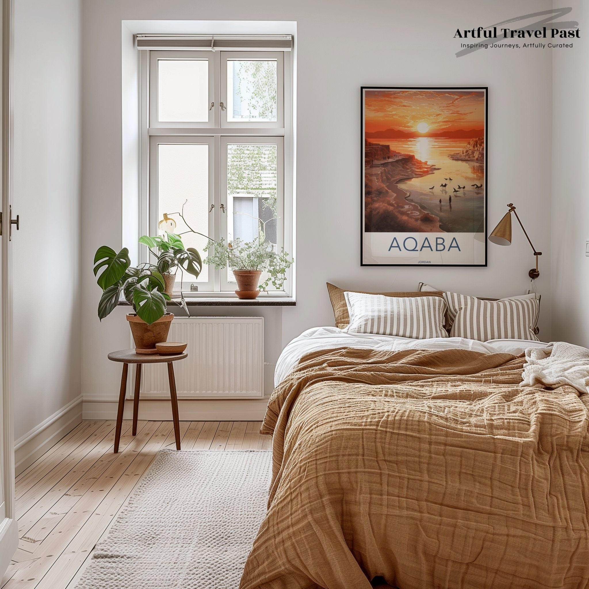 Wall Art Aqaba Poster | Jordan Wall Art | Middle East Decor