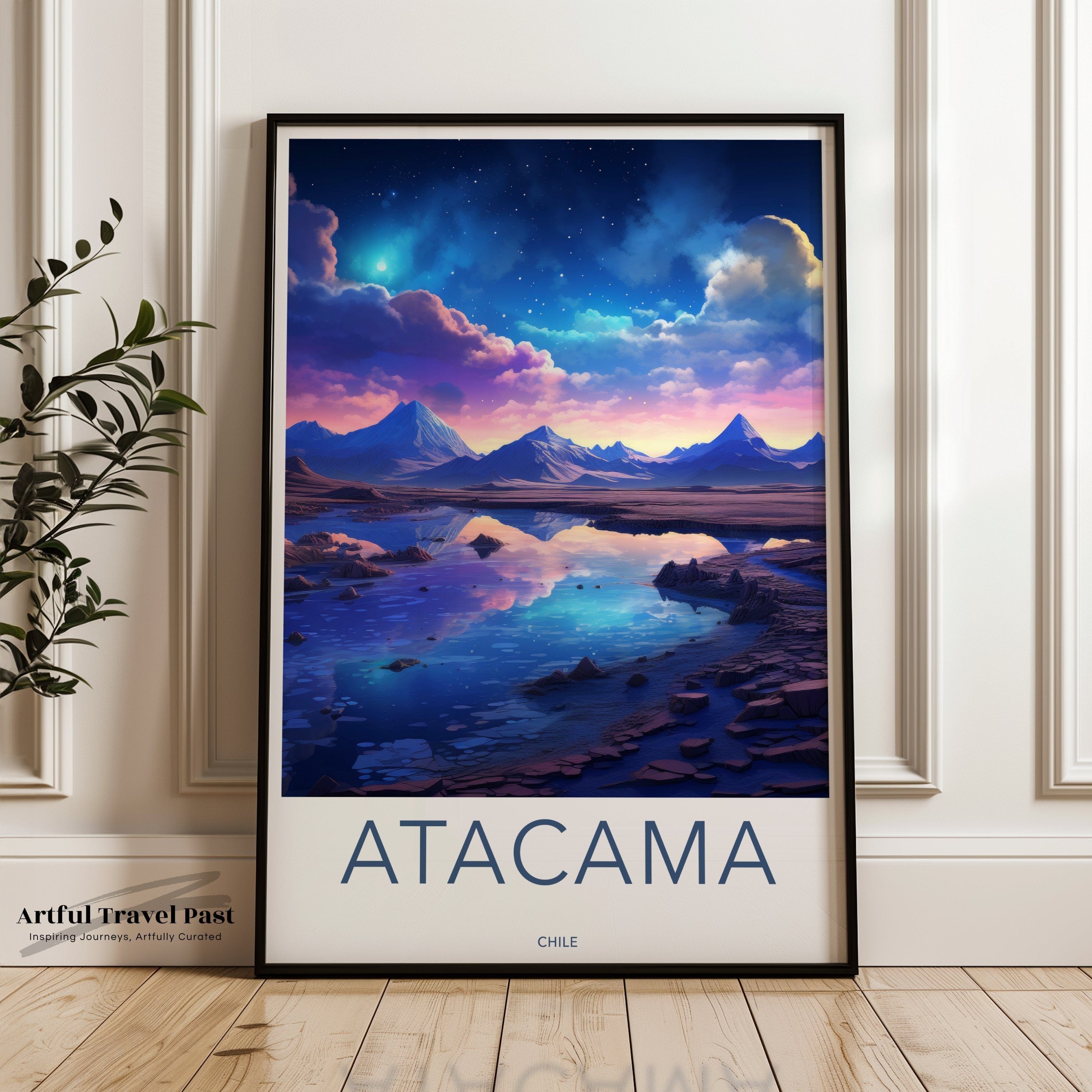 Wall Art Atacama Desert Poster | Chile Wall Art | Latin America Decor