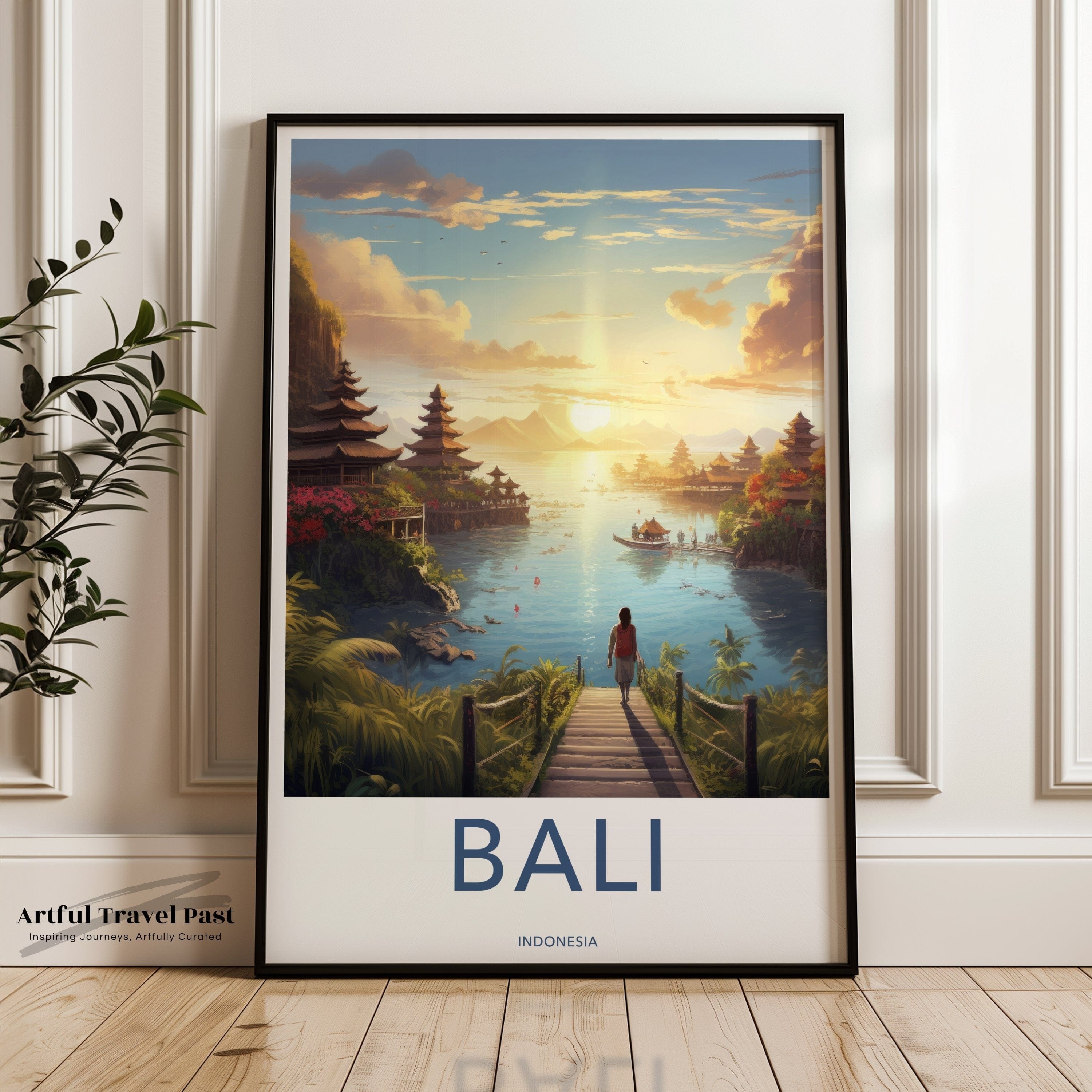 Wall Art Bali Poster | Indonesia Wall Art | Asia Decor