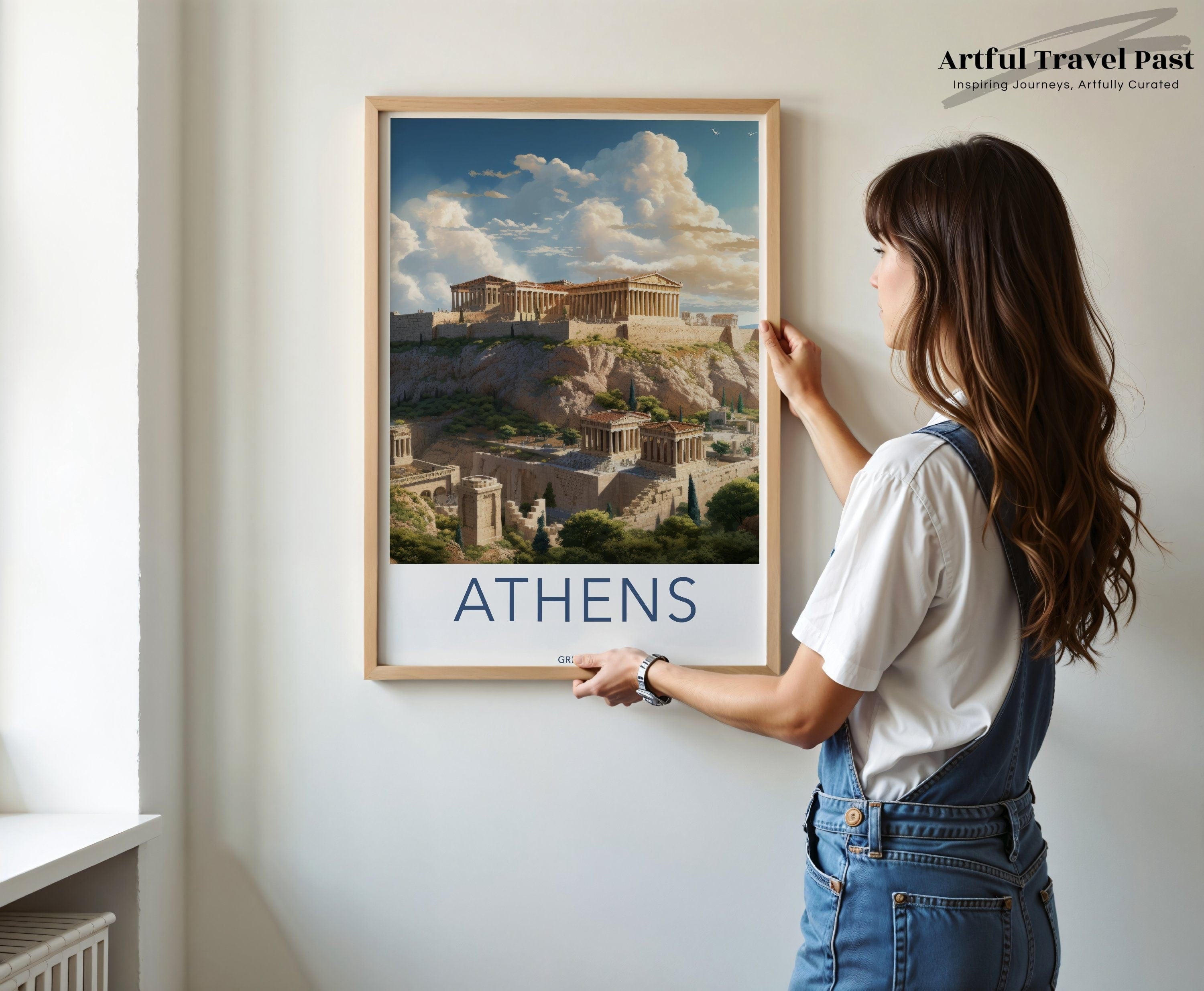 Wall Art Athens Poster | Greece Wall Art | Europe Decor