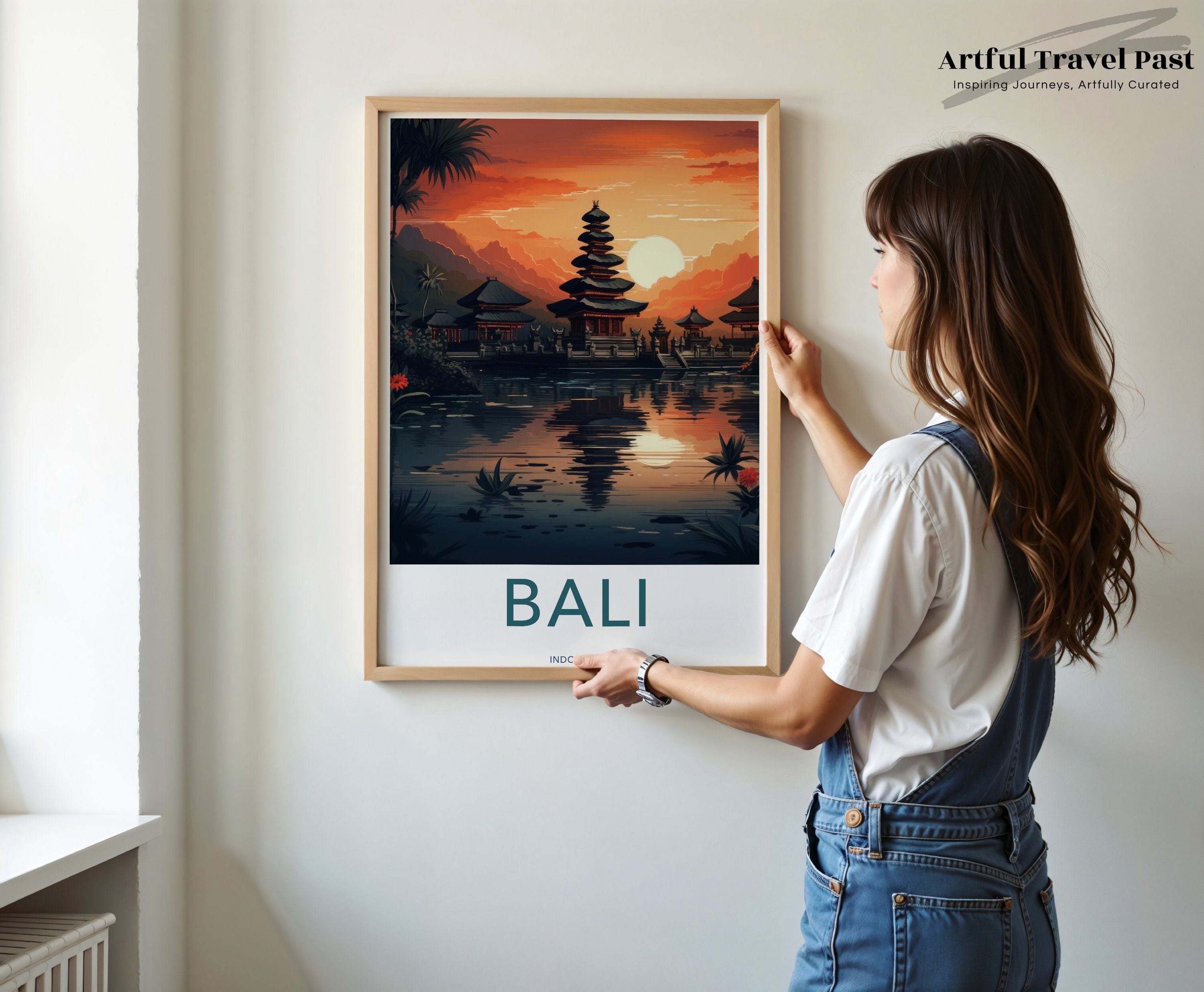 Wall Art Bali Poster | Indonesia Wall Art | Asia Decor