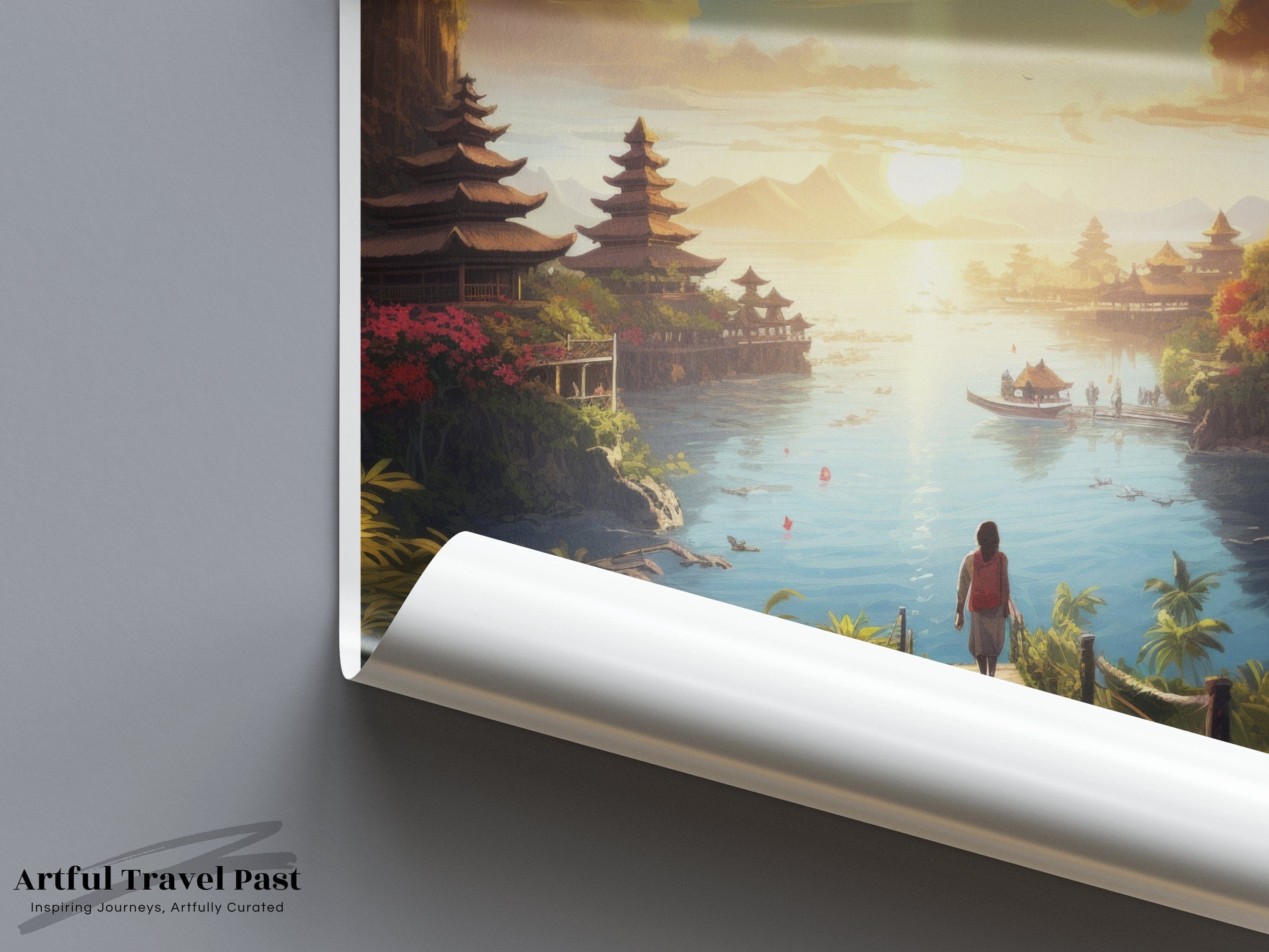 Wall Art Bali Poster | Indonesia Wall Art | Asia Decor