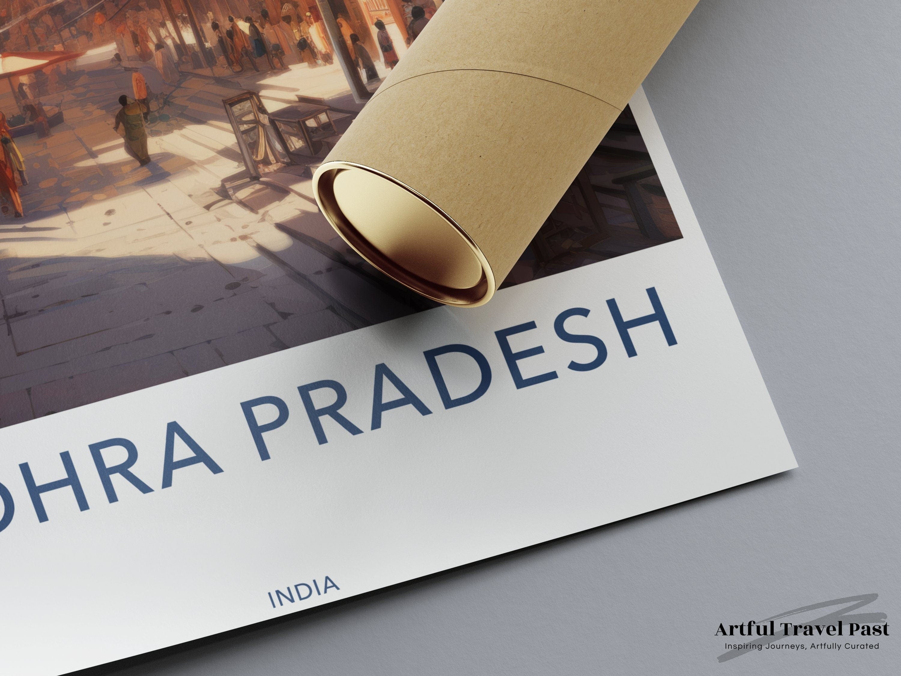 Wall Art Andhra Pradesh Poster | India Wall Art | South Asia Decor