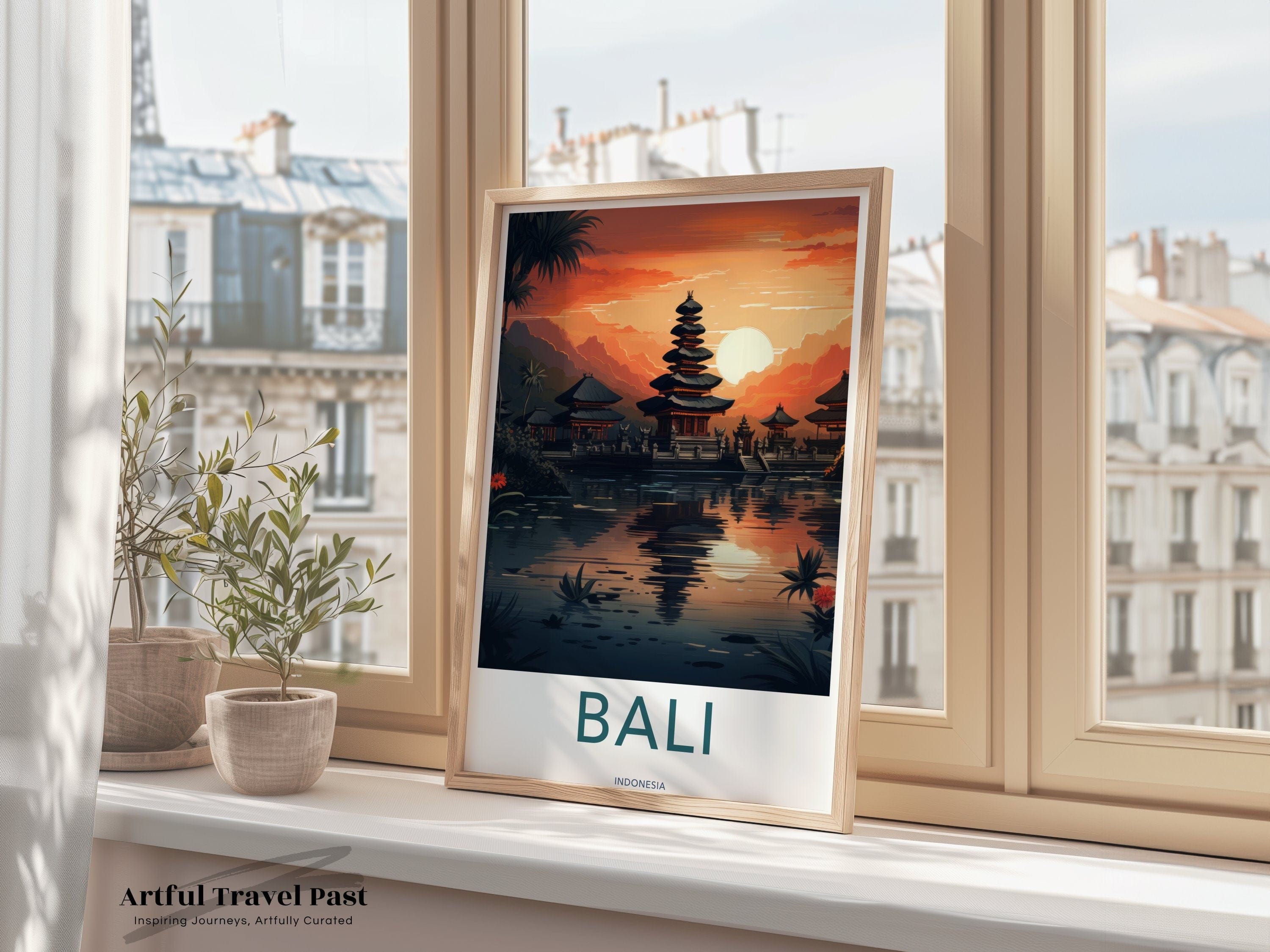 Wall Art Bali Poster | Indonesia Wall Art | Asia Decor