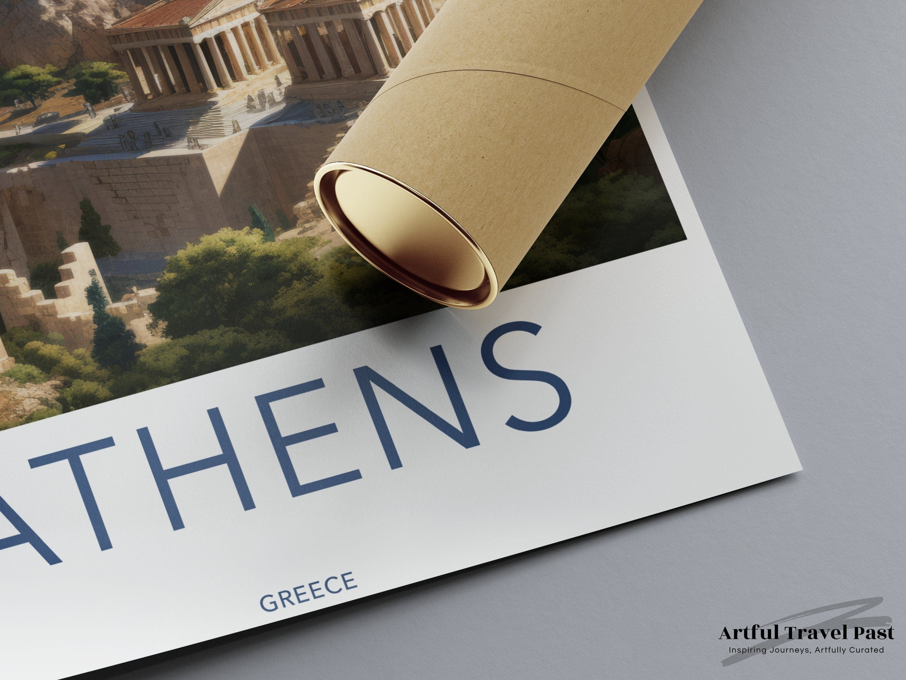 Wall Art Athens Poster | Greece Wall Art | Europe Decor