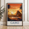 Wall Art Cairo Poster | Ancient Egyptian Landmark | Egypt Wall Art