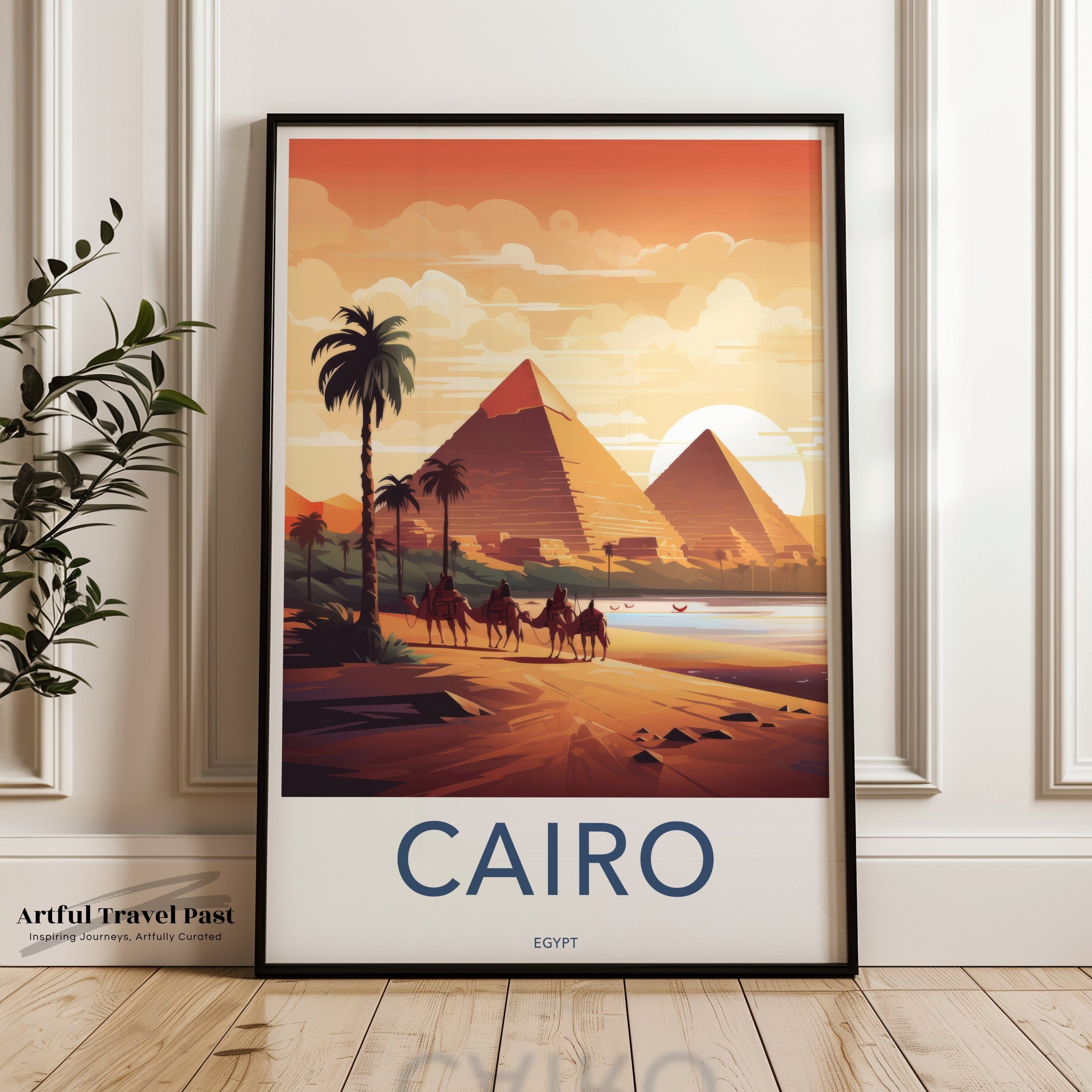 Wall Art Cairo Poster | Egypt Wall Art | Middle East Decor