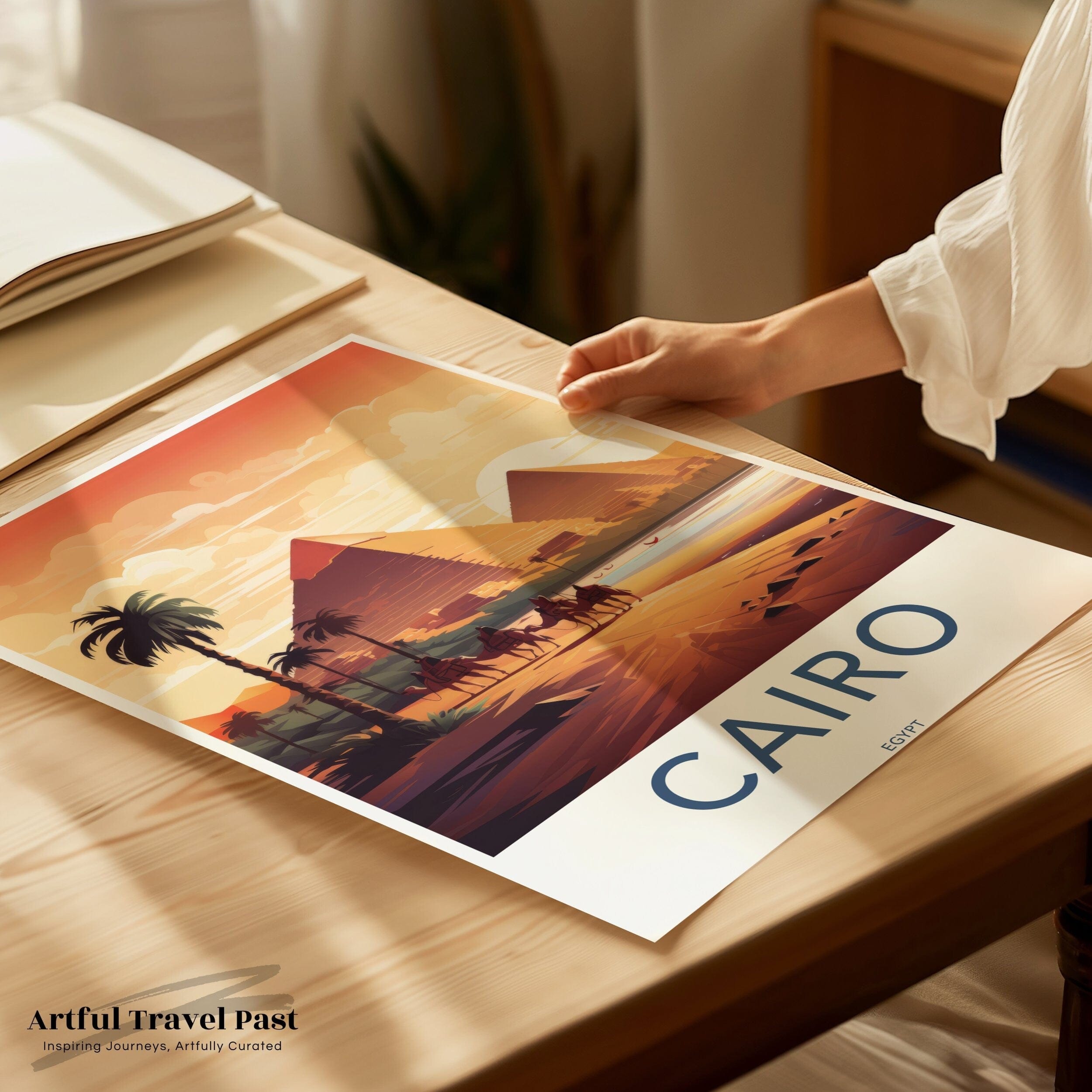 Wall Art Cairo Poster | Egypt Wall Art | Middle East Decor