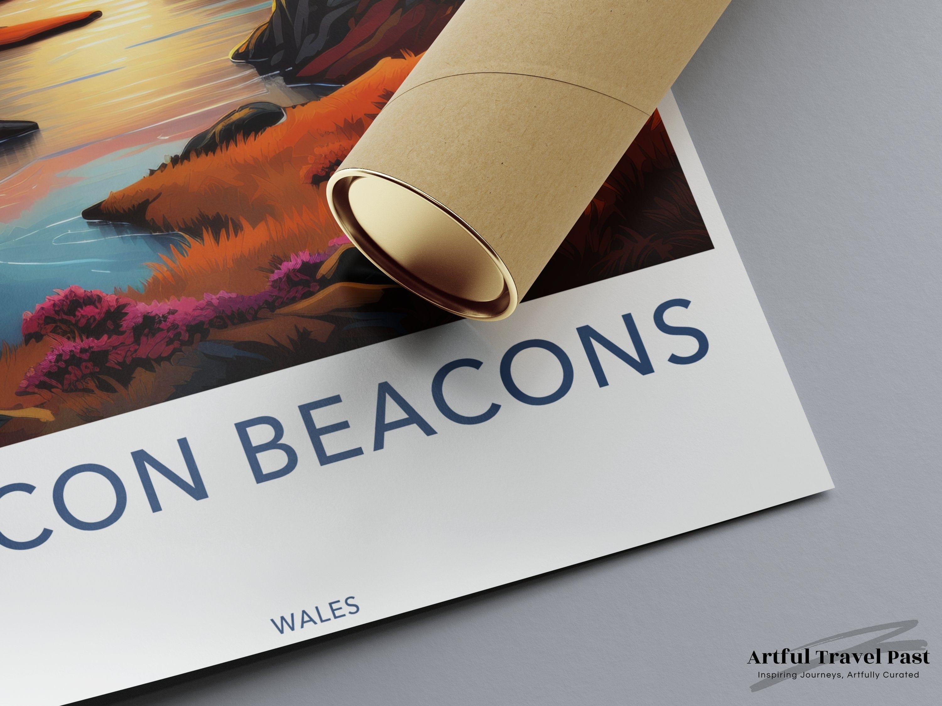 Wall Art Brecon Beacons Poster | Wales Wall Art | UK Decor