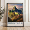 Machu Picchu Wall Art, Ancient Incan City Print, Historical Landmark Decor, Peru Travel Poster, Scenic Mountain Landscape