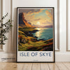 Isle of Skye Framed Poster, Scottish Landscape Art, Home Decor, Wall Art, Travel Poster, Scenic Print, Nature Lovers Gift