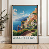 Wall Art Amalfi Coast Poster | Italy Wall Art | Europe Decor