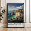 Wall Art Allansford Coast Poster | Ocean Bay | Australia Wall Art