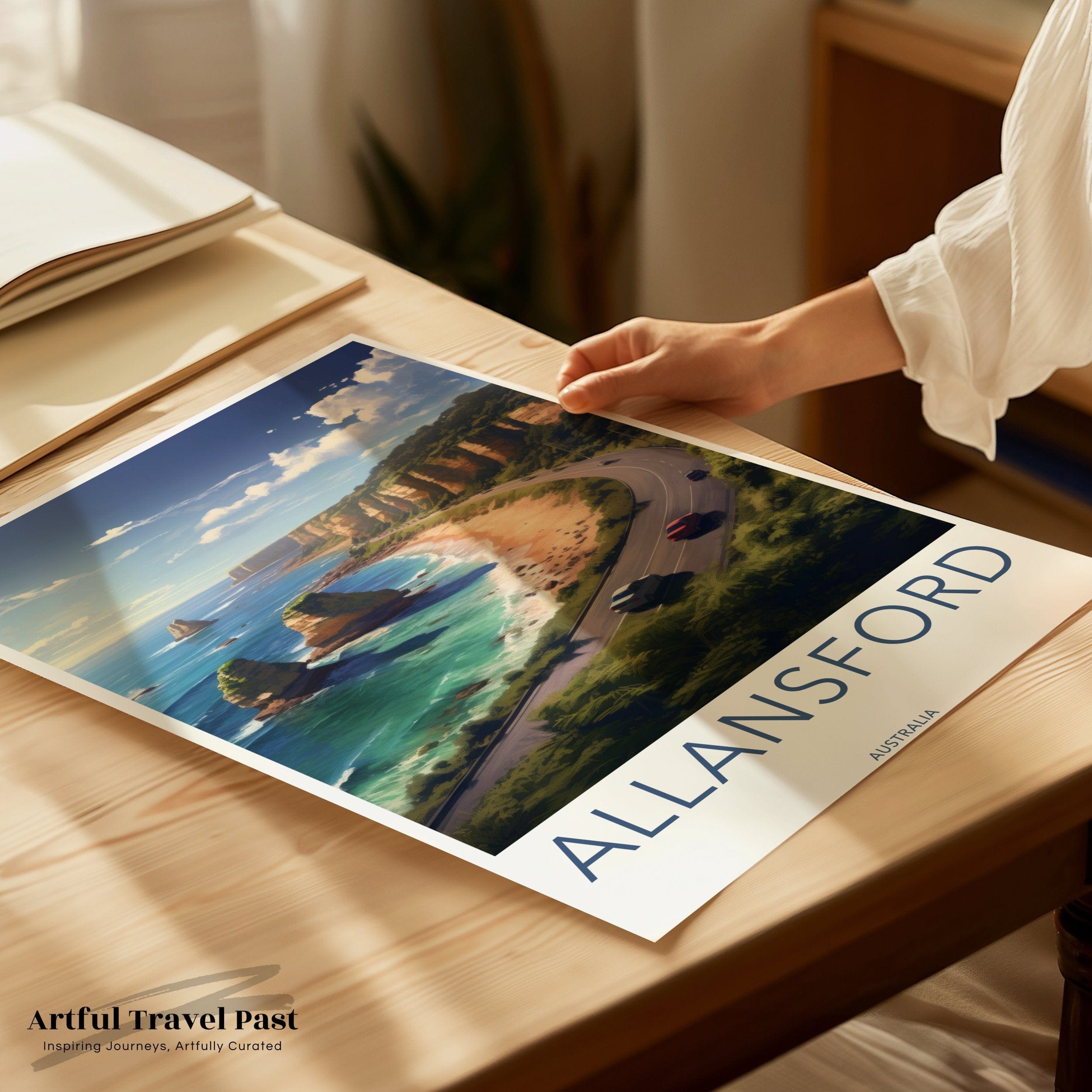 Wall Art Allansford Coast Poster | Ocean Bay | Australia Wall Art