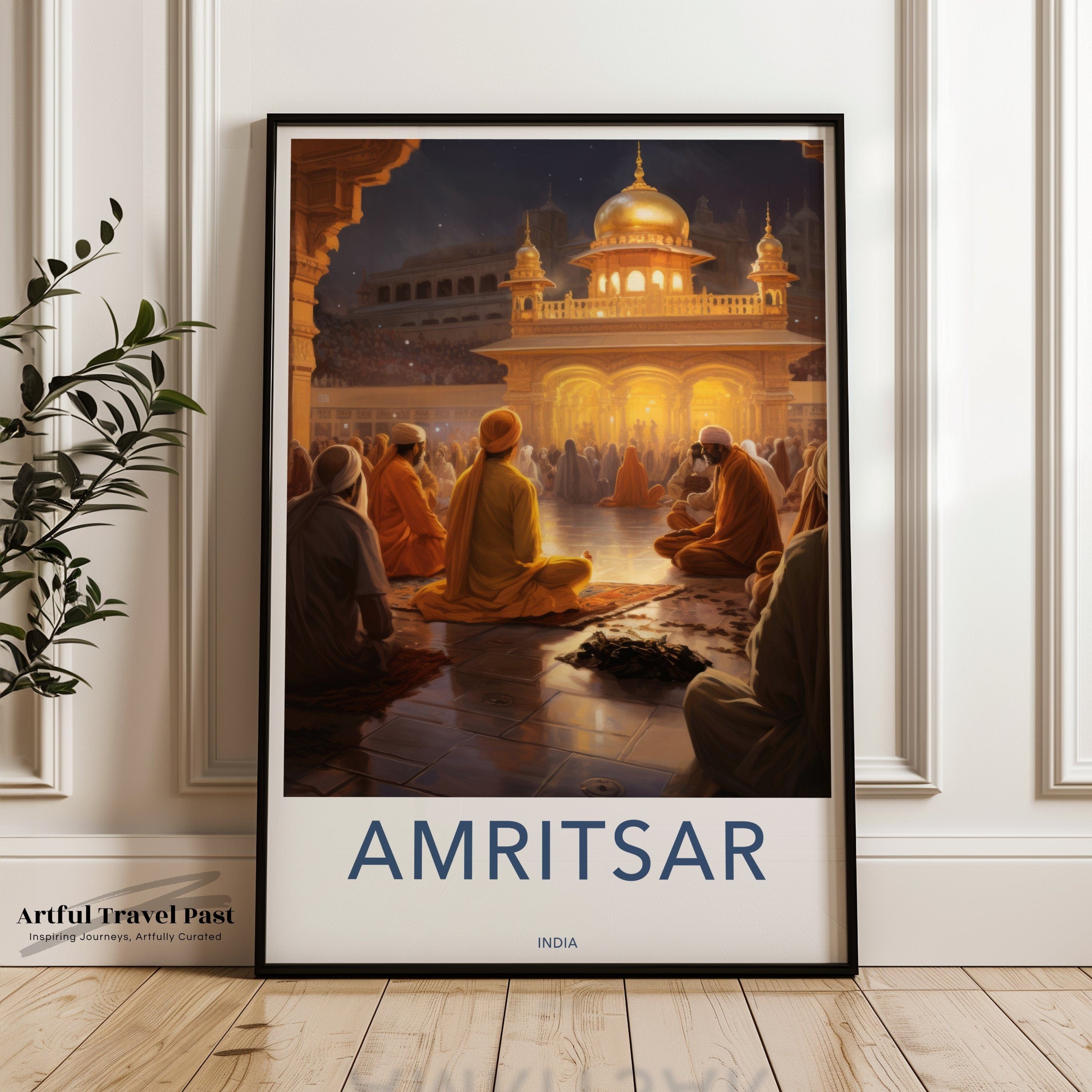 Wall Art Amritsar Poster | Spiritual Punjab | India Wall Art