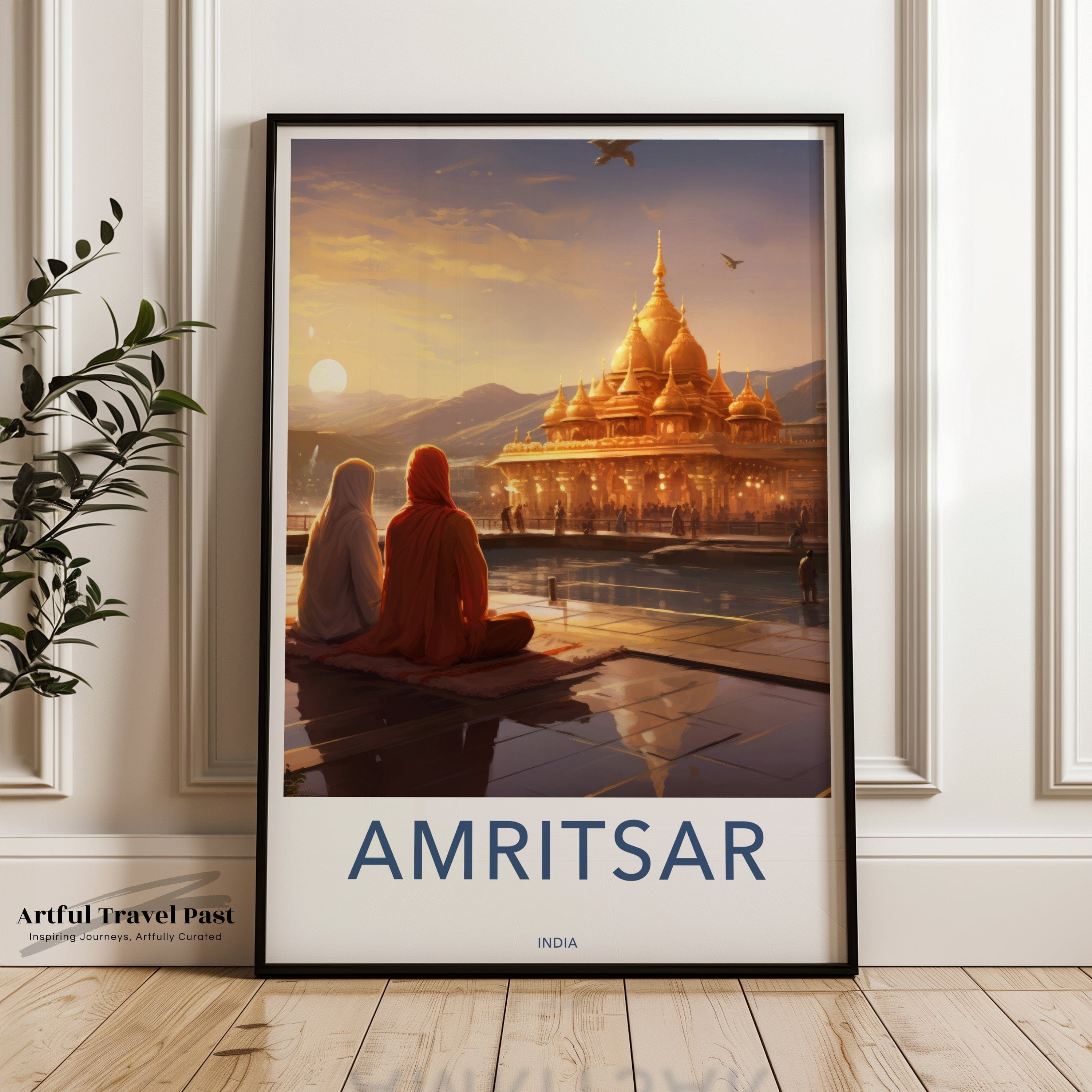 Wall Art Amritsar Poster | Punjab Wall Art | India Decor