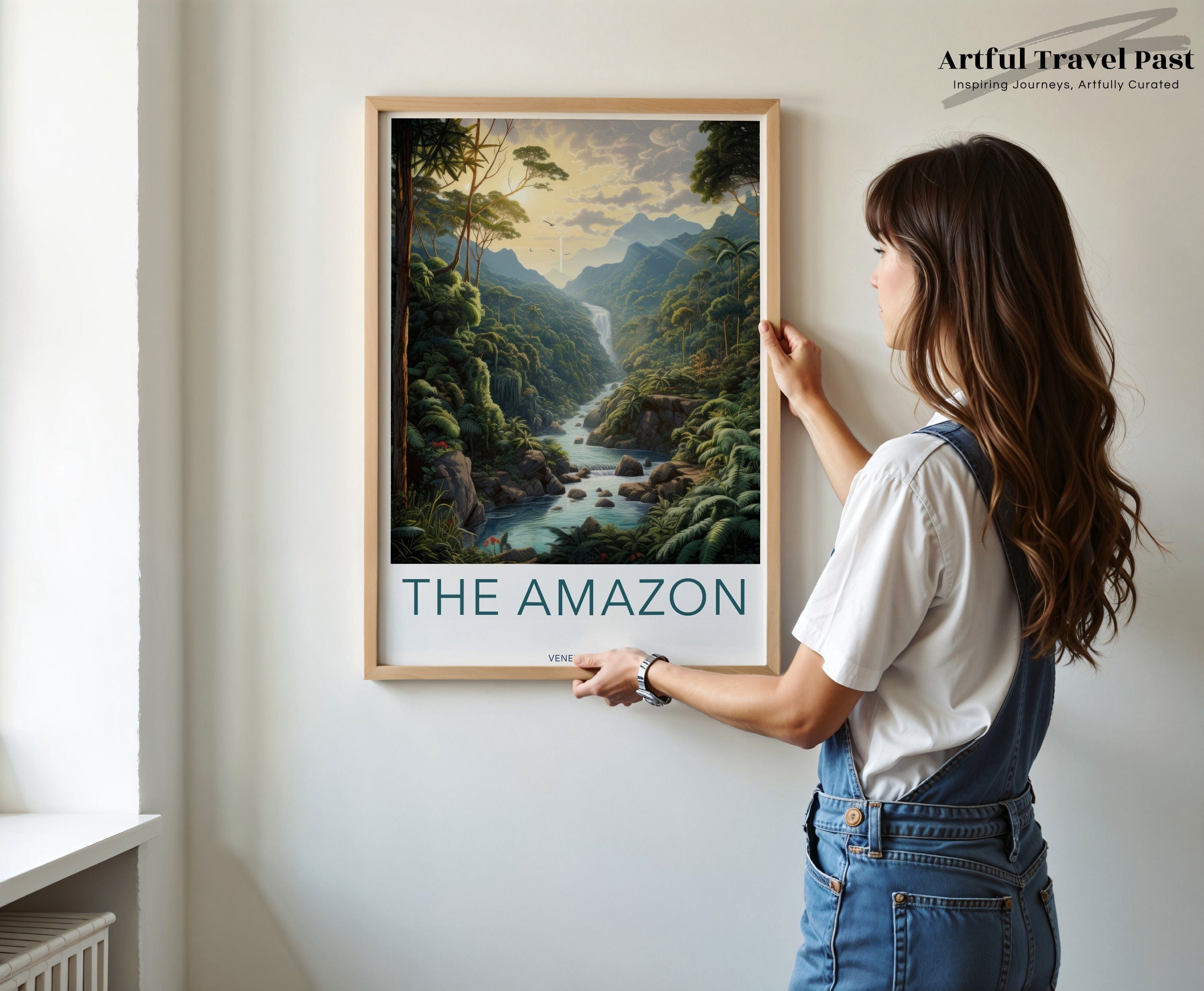 Wall Art Amazon Rainforest Poster | UNESCO Landmark | Venezuela Wall Art