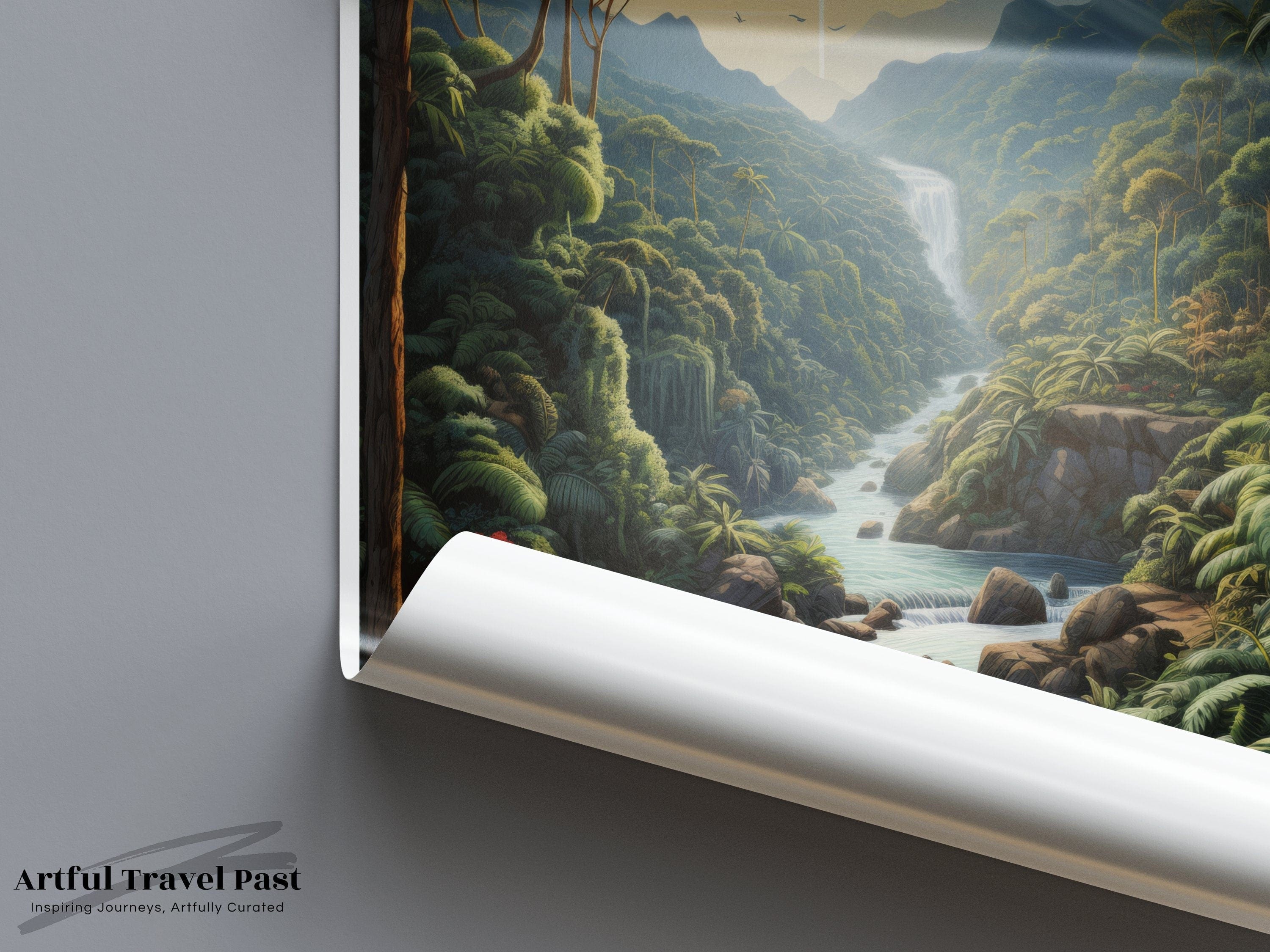 Wall Art Amazon Rainforest Poster | UNESCO Landmark | Venezuela Wall Art