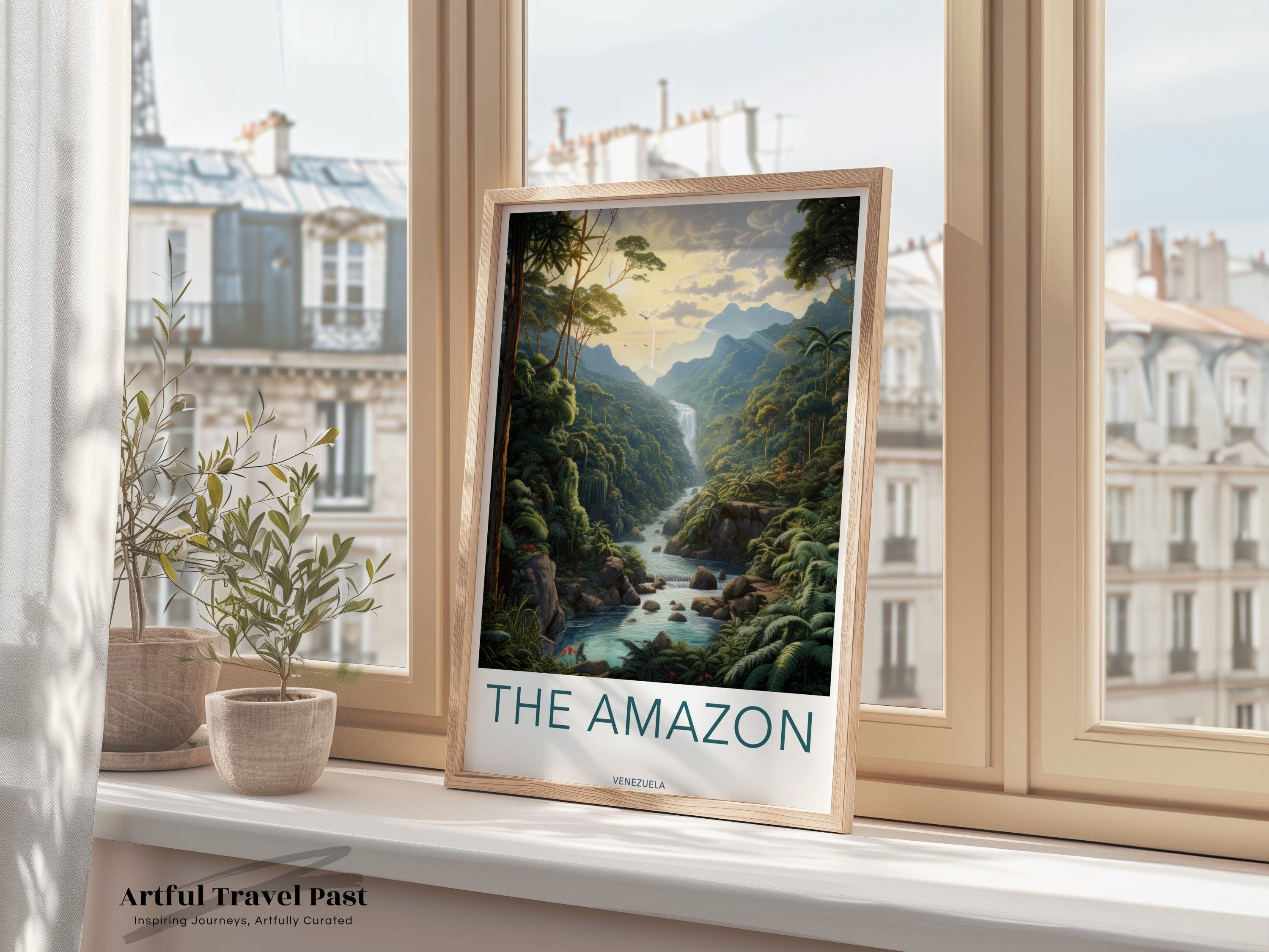 Wall Art Amazon Rainforest Poster | UNESCO Landmark | Venezuela Wall Art