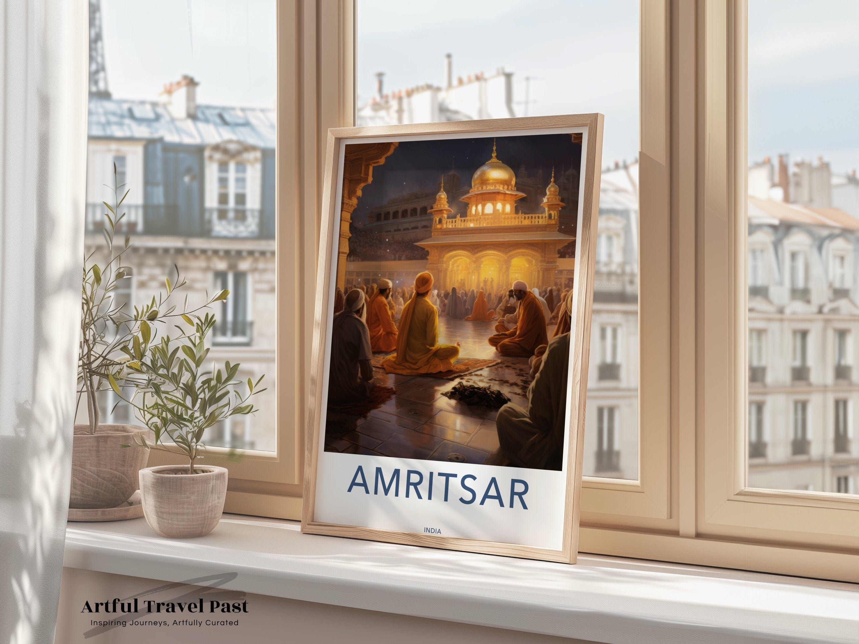 Wall Art Amritsar Poster | Spiritual Punjab | India Wall Art